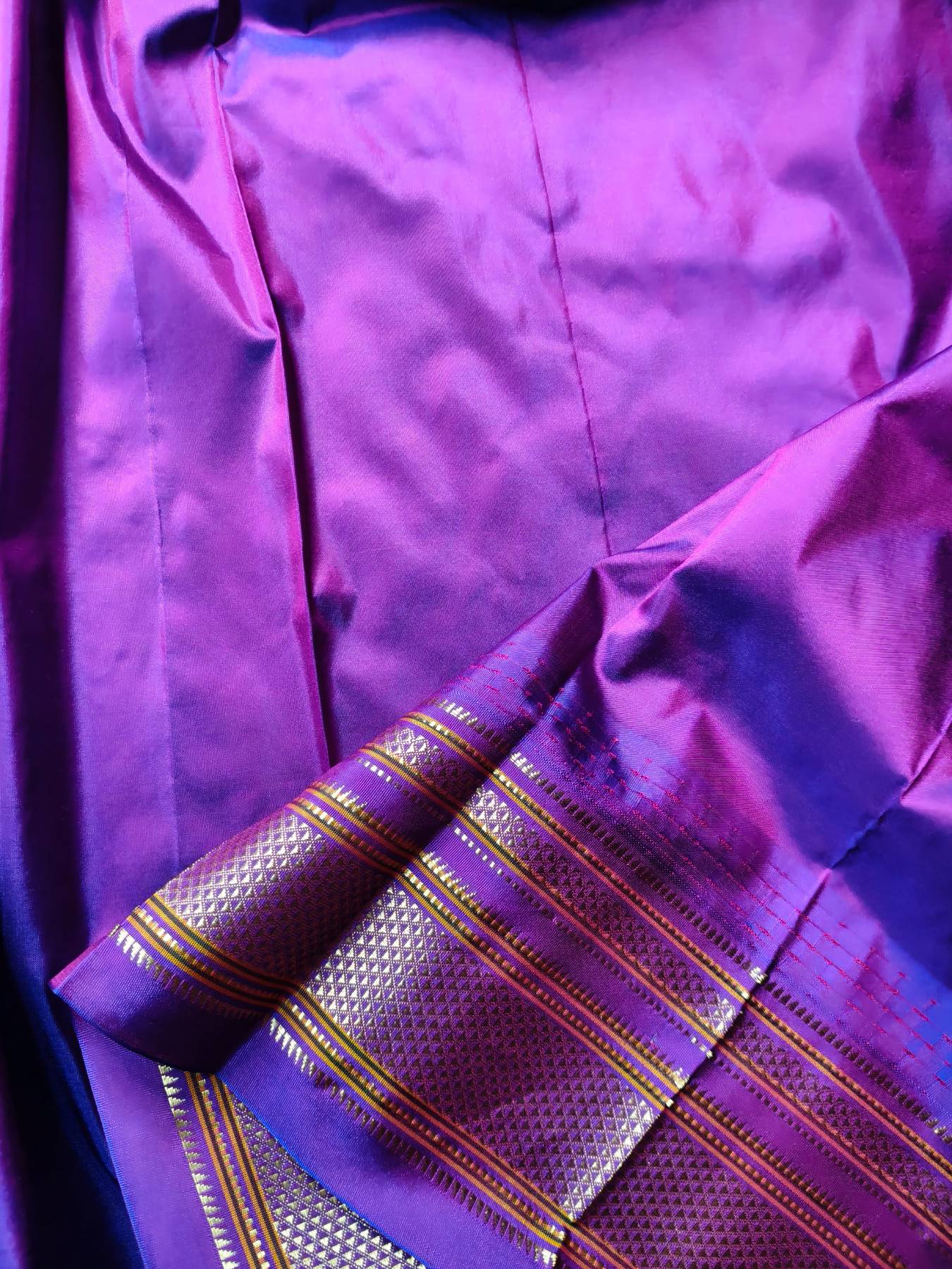 YELLOW SILK PURE HANDLOOM IRKAL SAREE