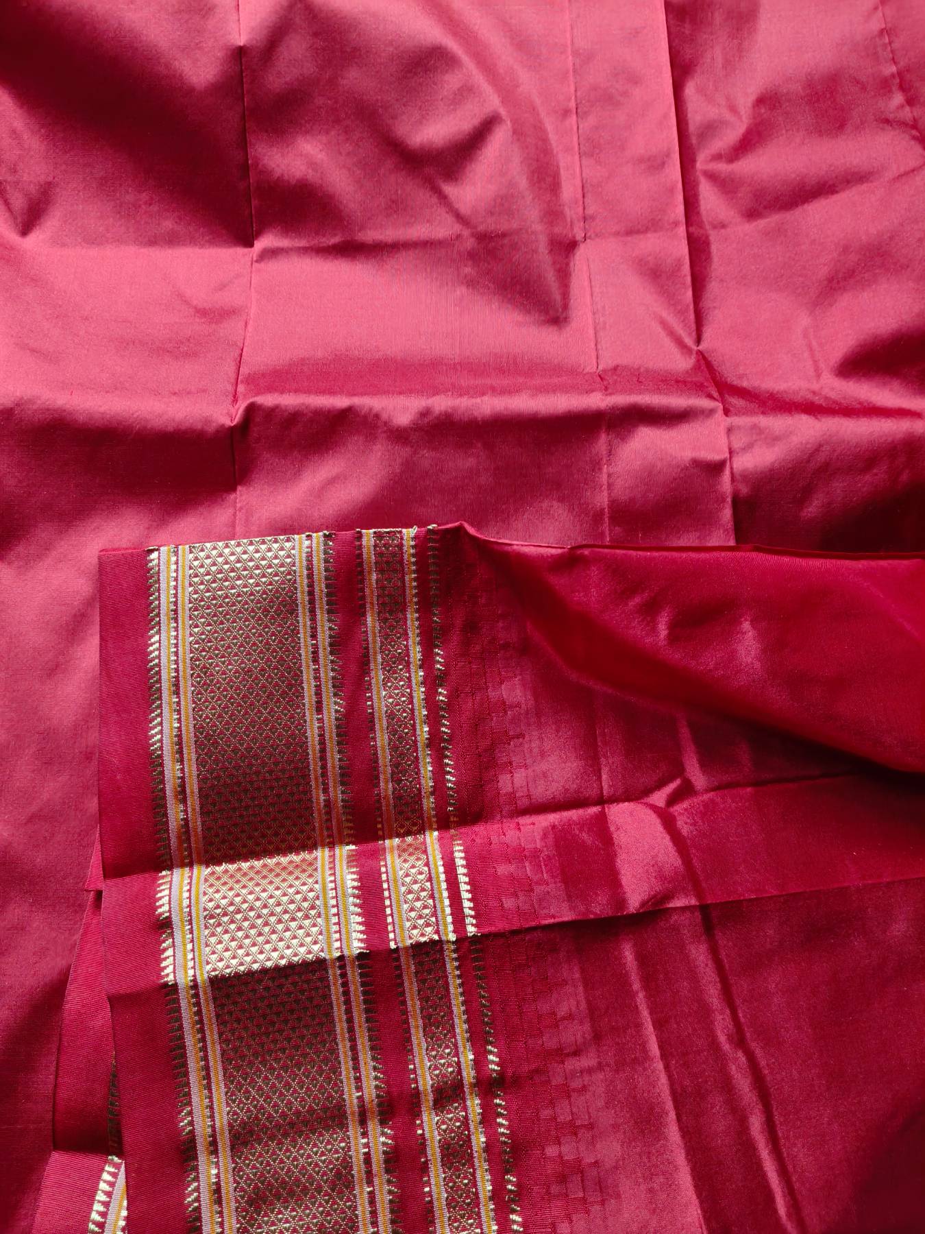 BLUE SILK PURE HANDLOOM IRKAL SAREE