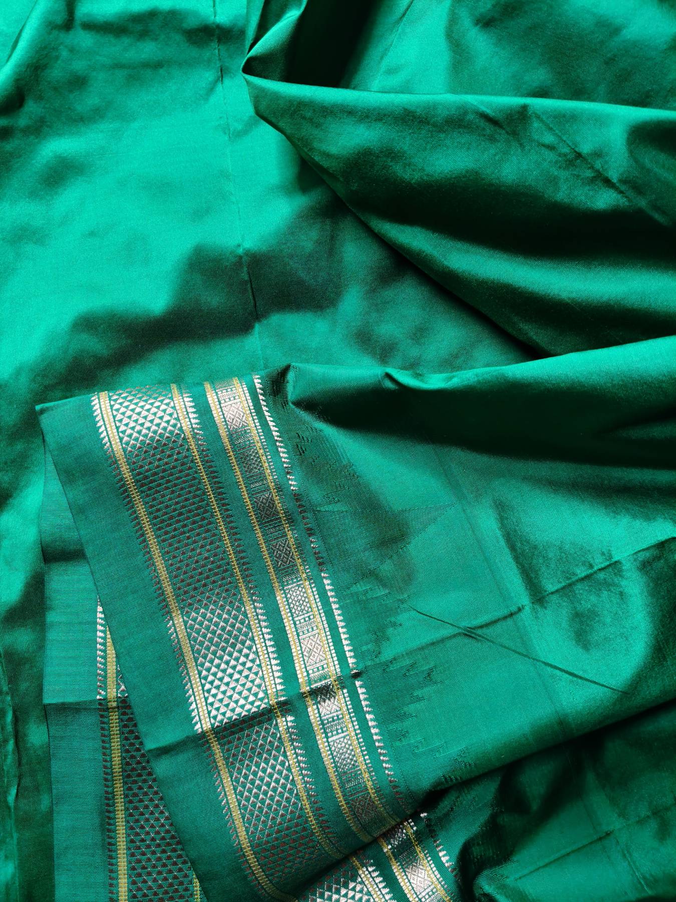 TWO TONE PINK SILK PURE HANDLOOM IRKAL SAREE