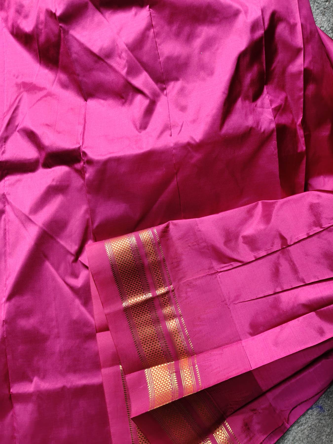 PARROT GREEN SILK PURE HANDLOOM IRKAL SAREE