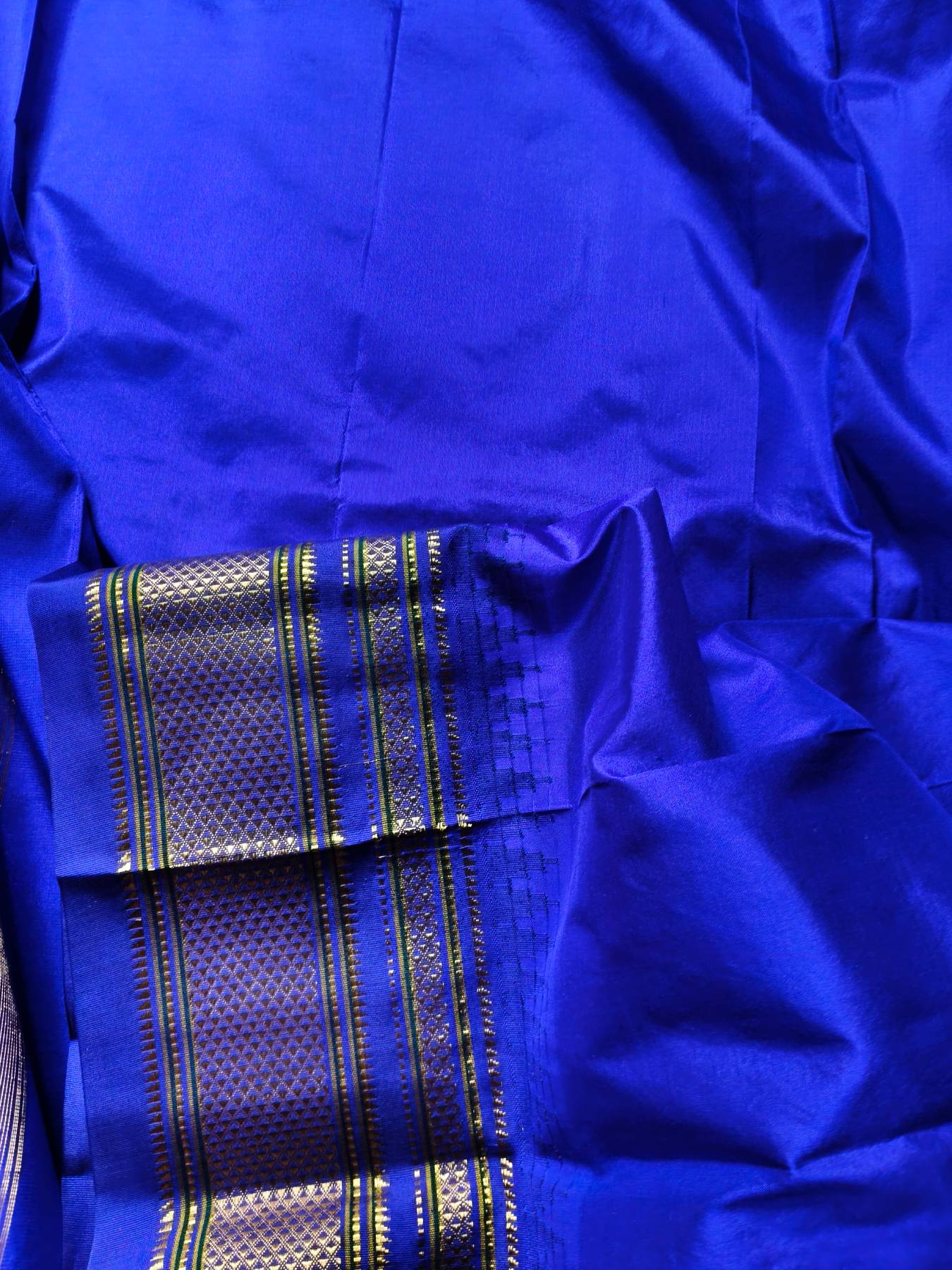 PEACH SILK PURE HANDLOOM IRKAL SAREE