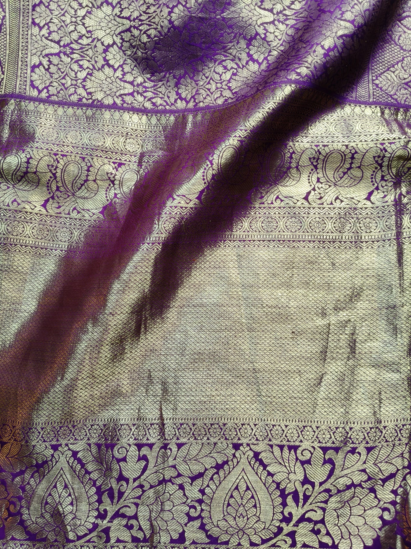 PINK KANCHI PATTU SILK PURE HANDLOOM KALAMKARI SAREE