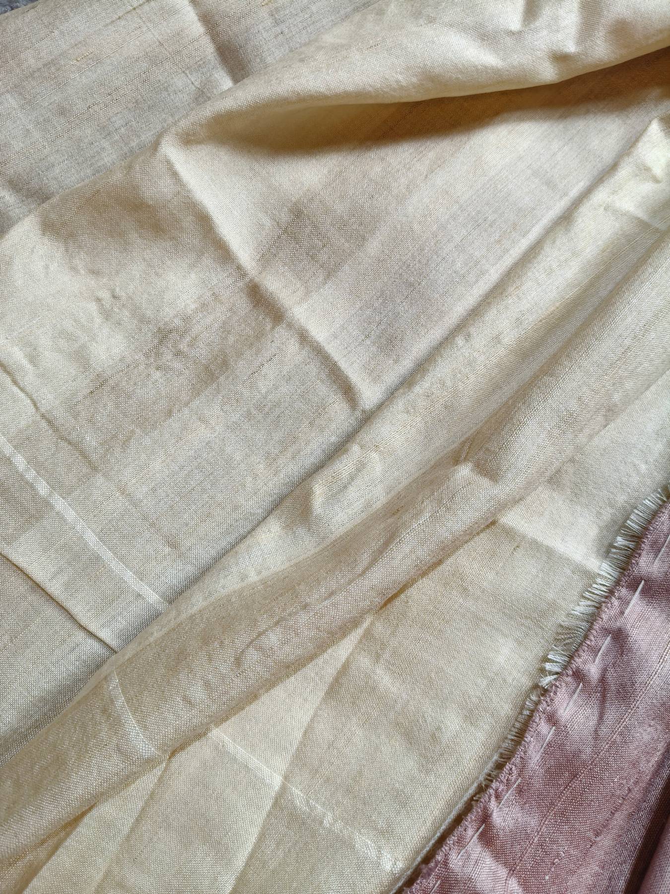 ONION PINK DUPION SILK PURE HANDLOOM BANARASI SAREE