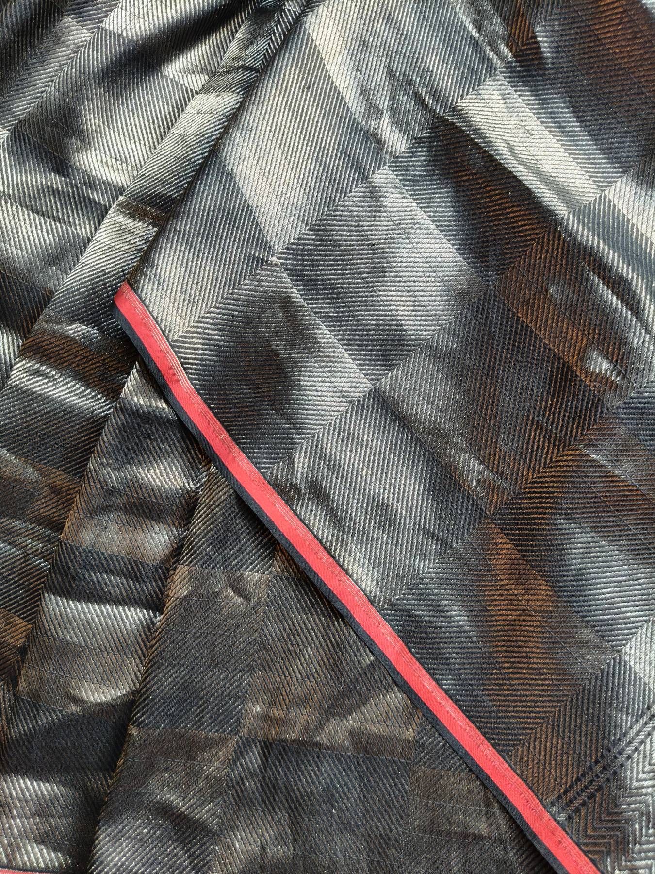 BLACK SILK PURE HANDLOOM BANARASI SAREE