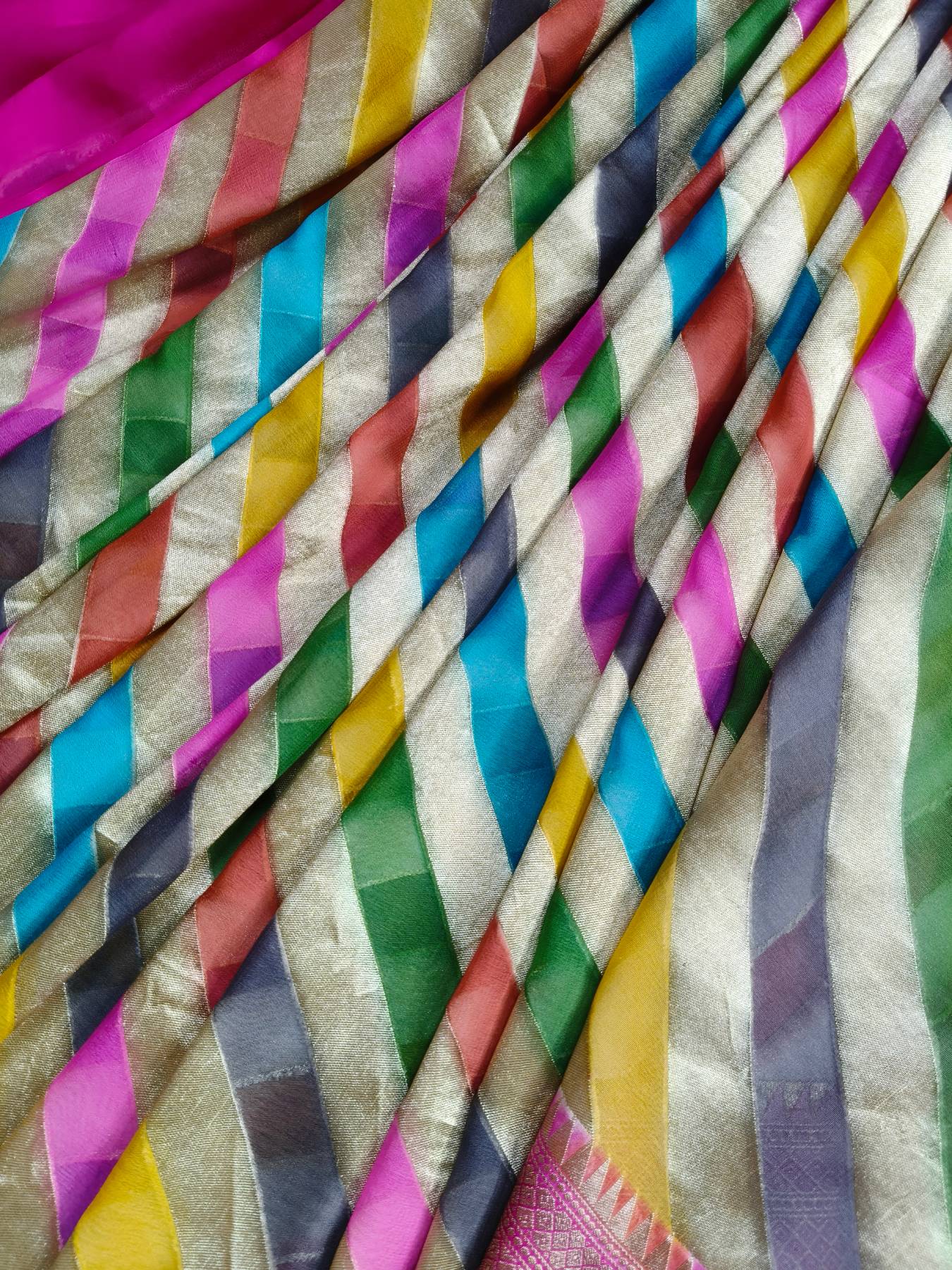 RANGCART GEORGETTE PURE HANDLOOM BANARASI SAREE