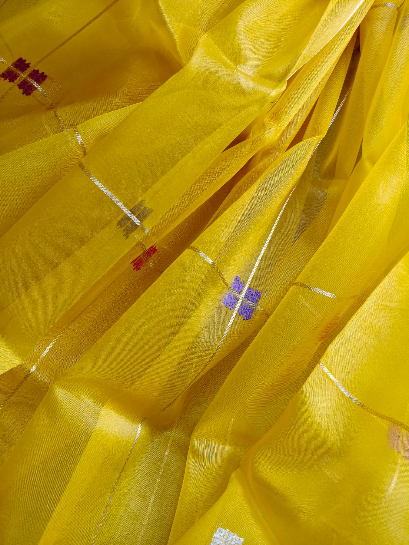 YELLOW KORA PURE HANDLOOM BANARASI SAREE