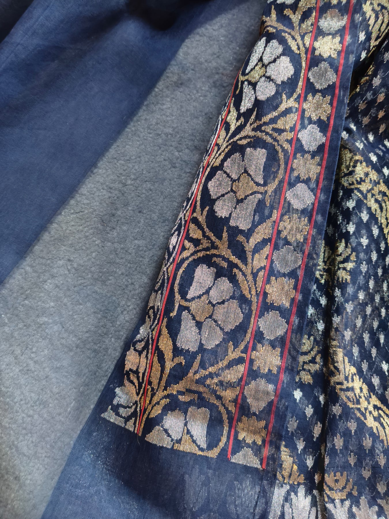 NILAMBARI COTTON REAL JARI PURE HANDLOOM BANARASI SAREE