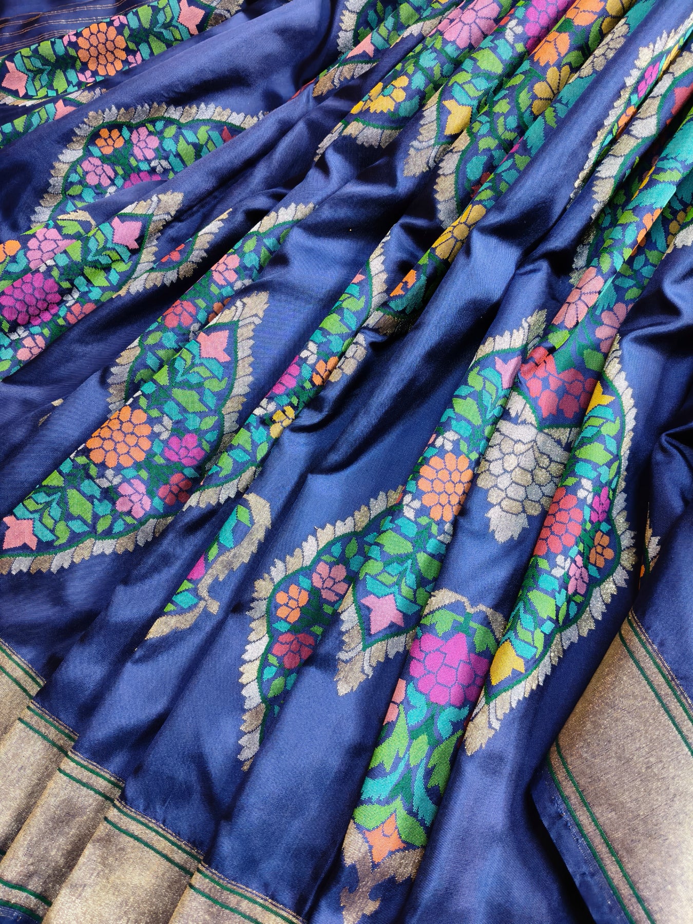 NILAMBARI SILK REAL JARI PURE HANDLOOM BANARASI SAREE