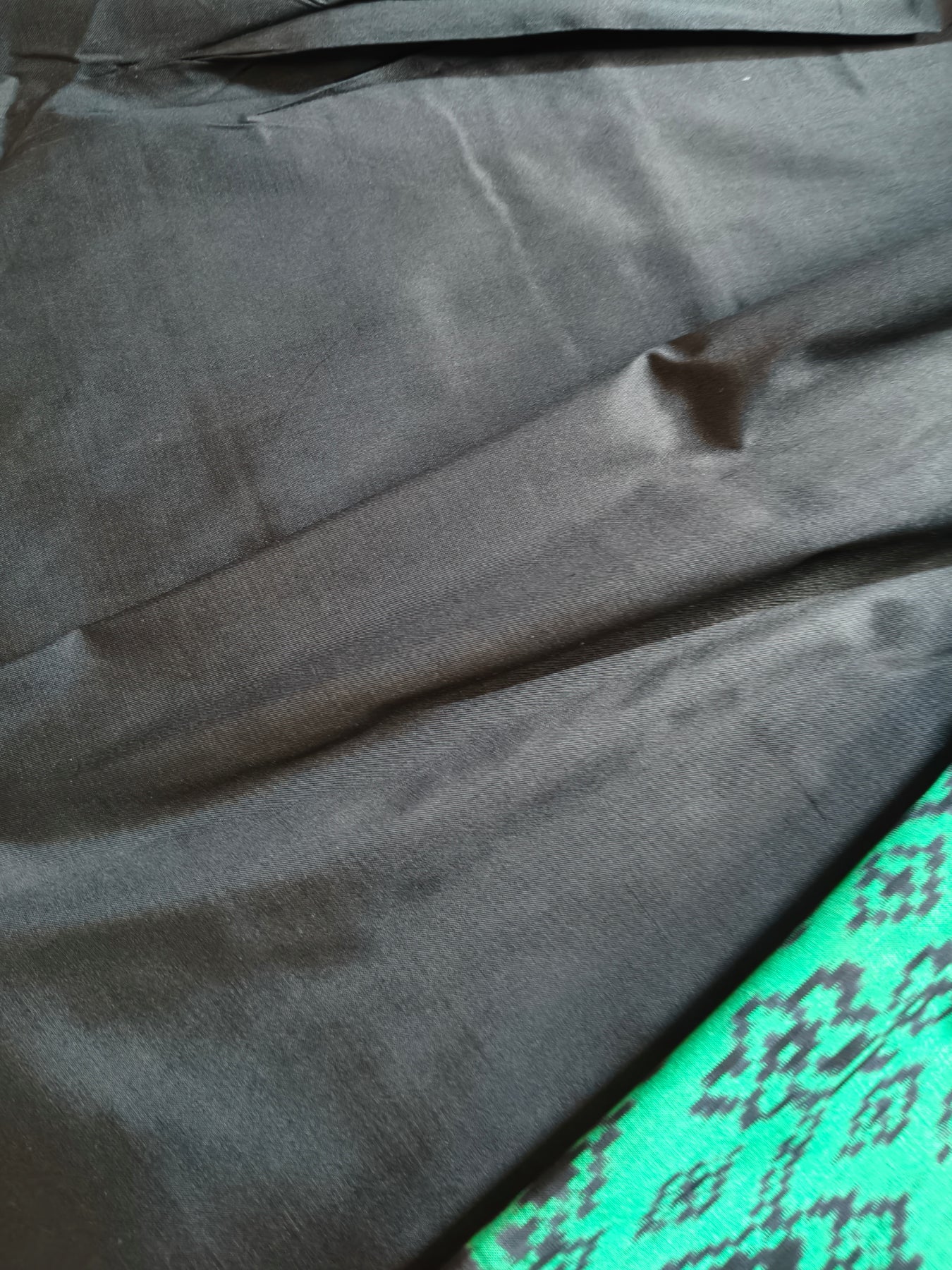 GREEN SILK PURE HANDLOOM IKKAT SAREE