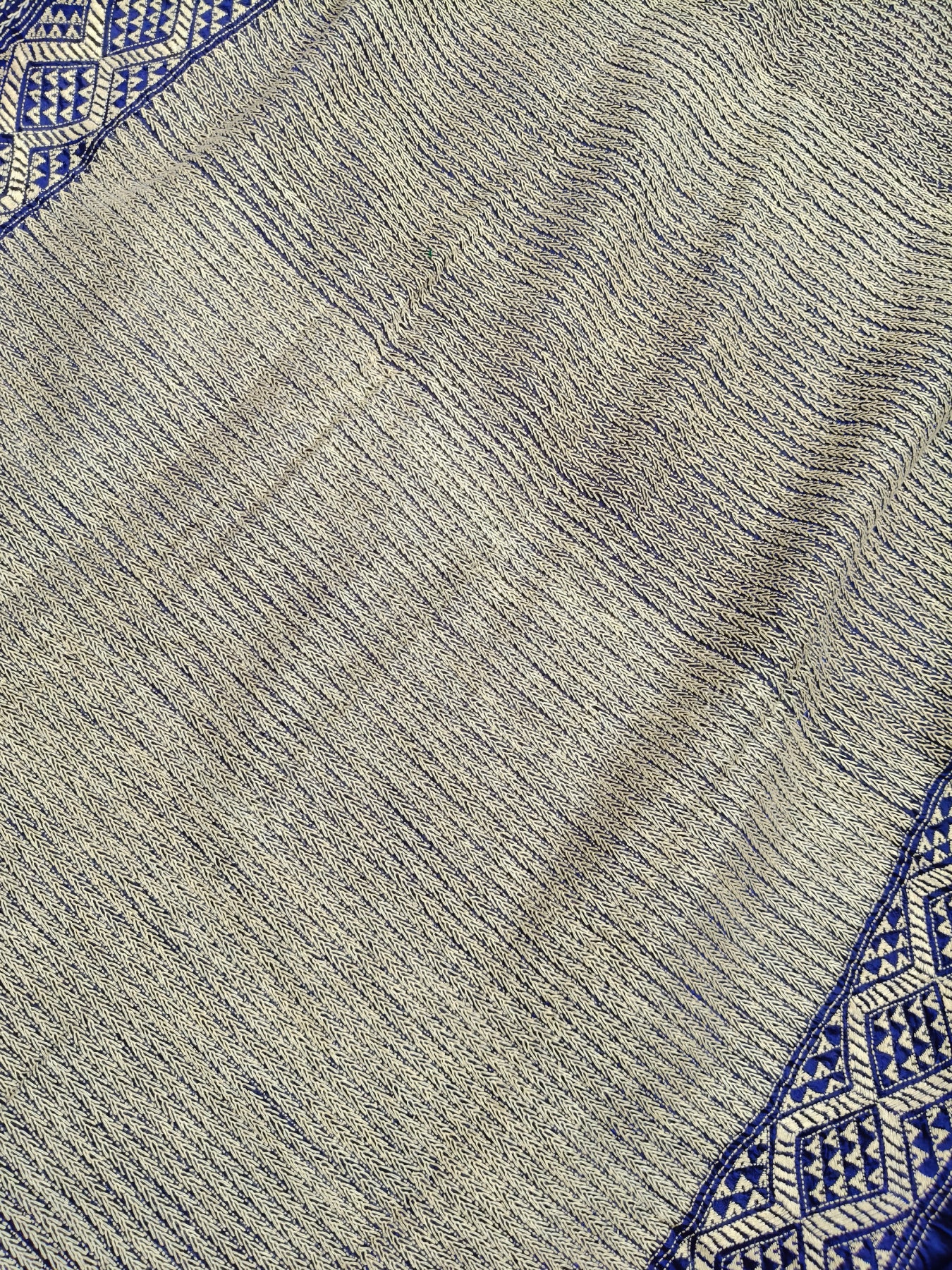 PURPLE SILK PURE HANDLOOM KANTHA SAREE