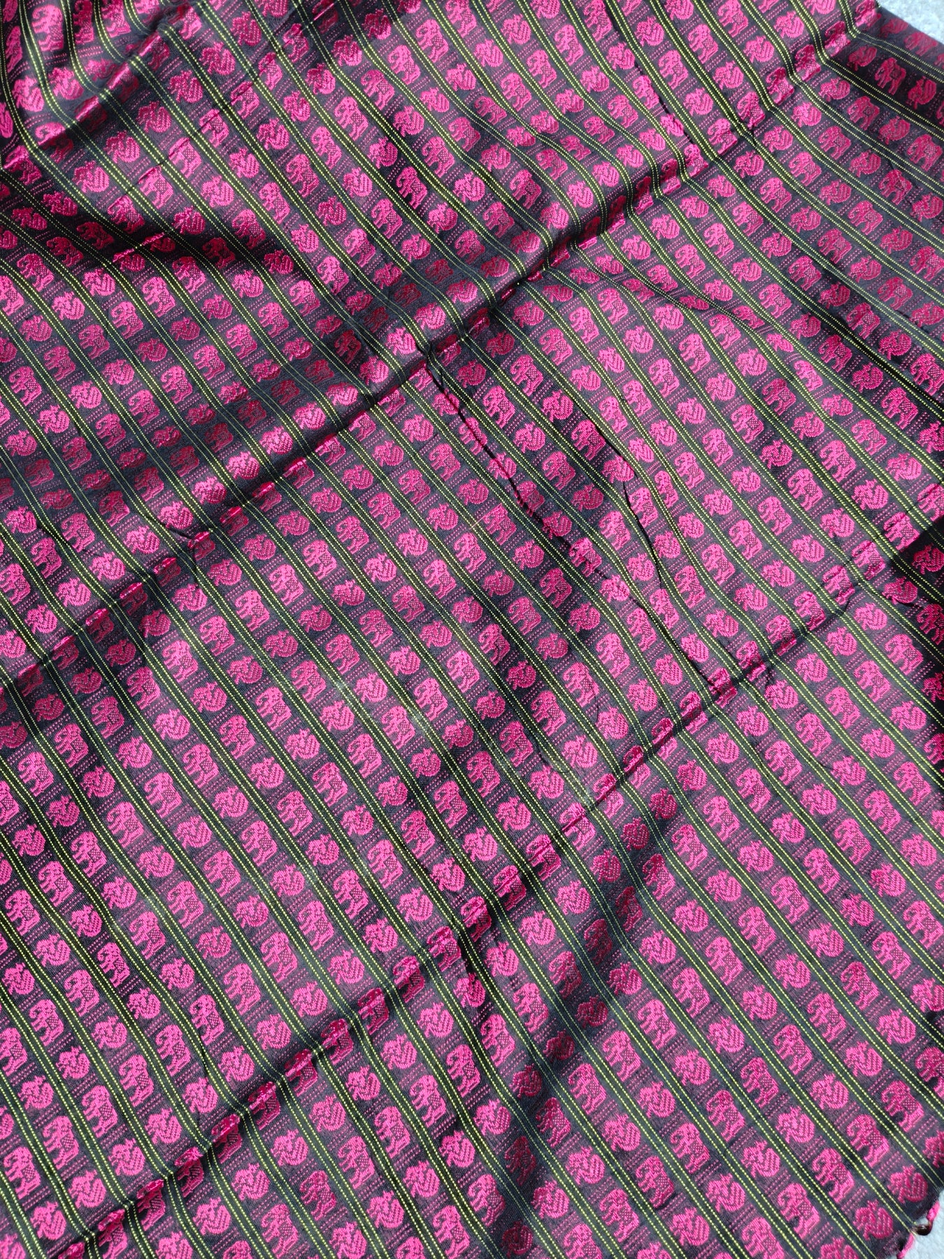 PINK MULBERRY SILK PURE HANDLOOM KHUN SAREE