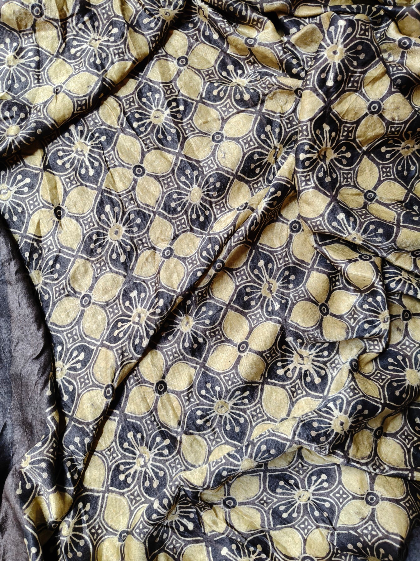 PURPLE GAJJI SILK PURE HANDLOOM BANDHEJ SAREE