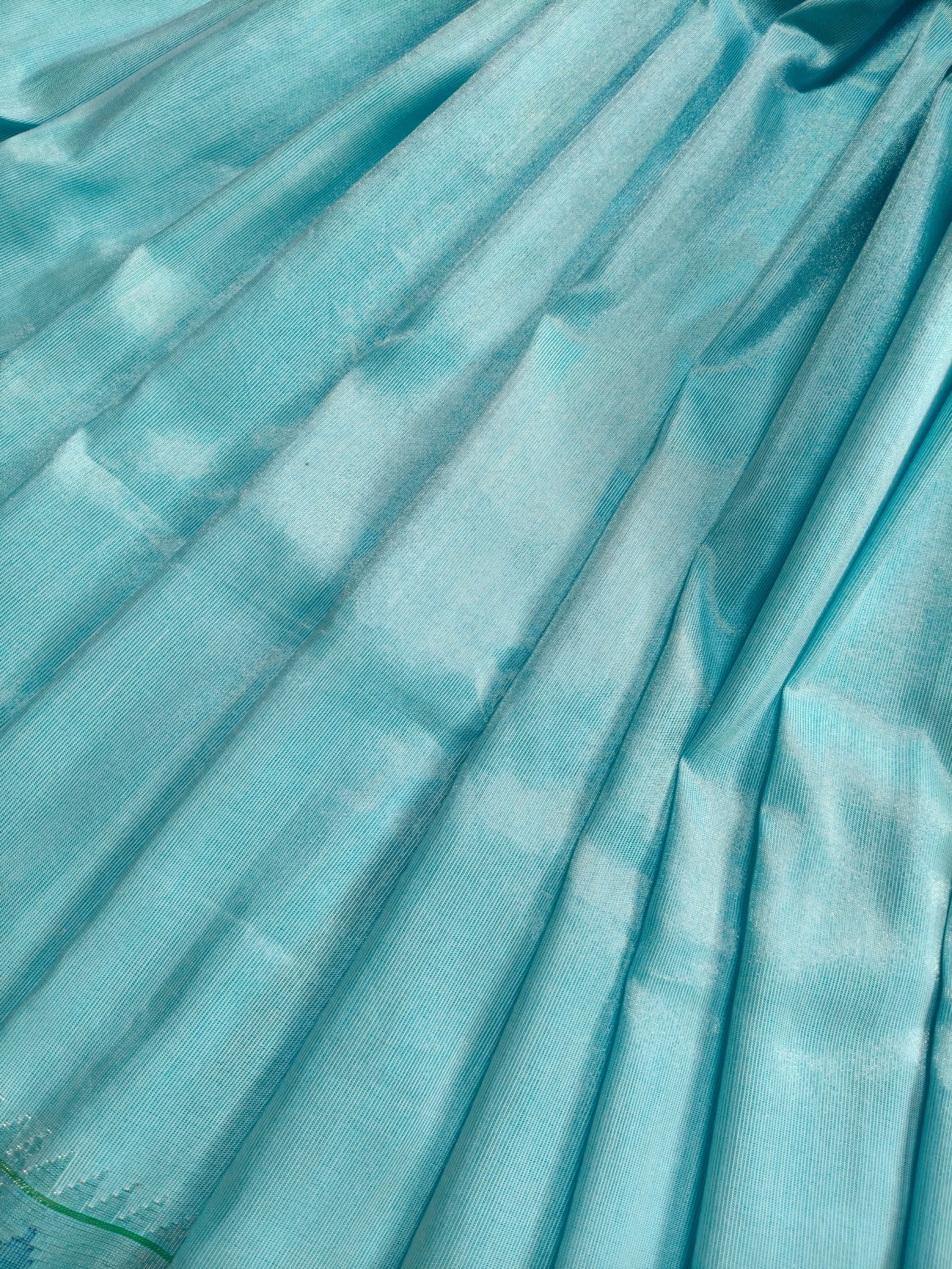 BLUE TISSUE SILK PURE HANDLOOM PAITHANI SAREE