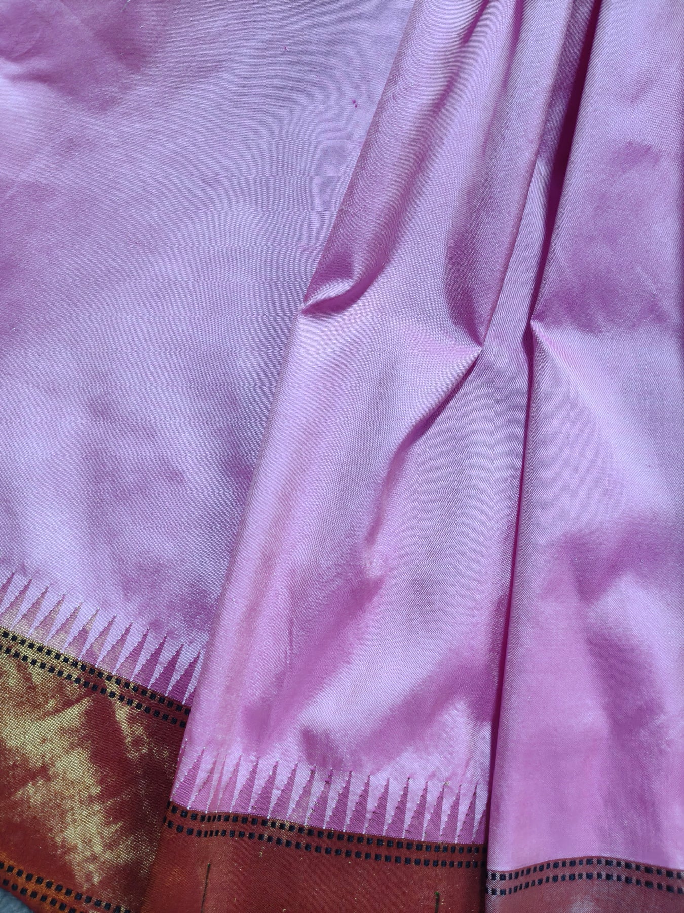 PINK SILK PURE HANDLOOM PAITHANI SAREE
