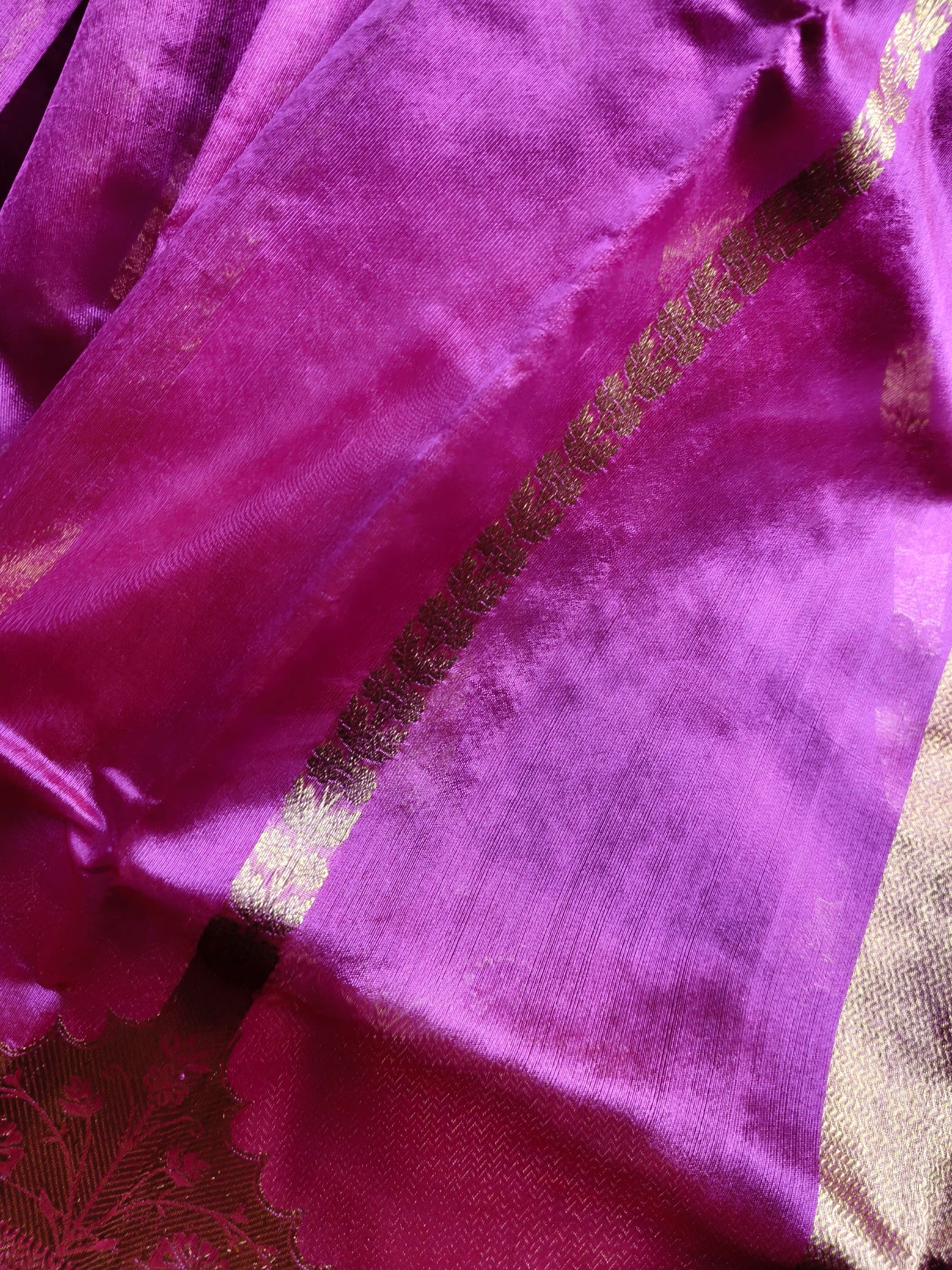PINK SILK PURE HANDLOOM CHANDERI SAREE