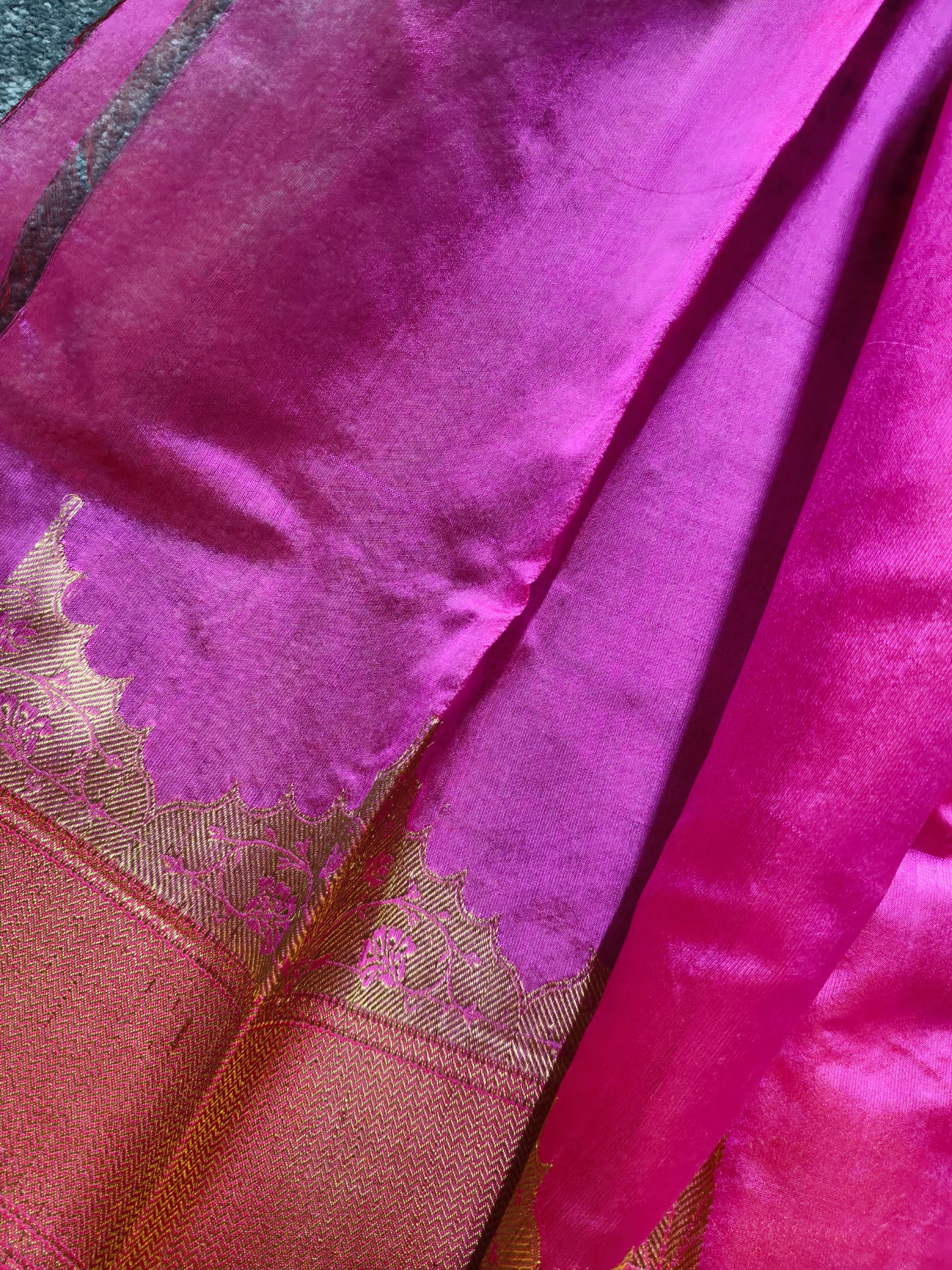 PINK SILK PURE HANDLOOM CHANDERI SAREE