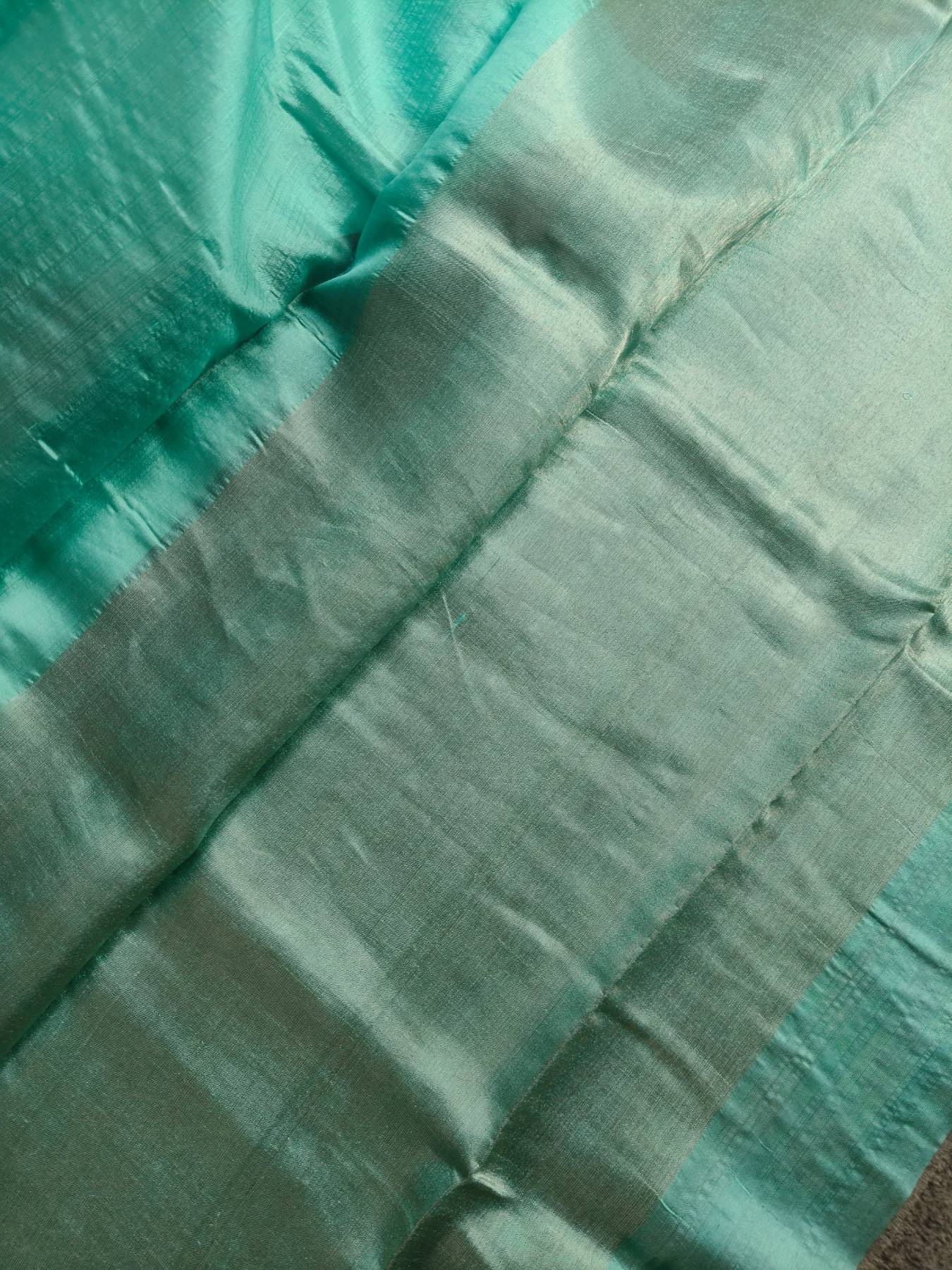 BLUE PATTU SILK PURE HANDLOOM CHANDERI SAREE