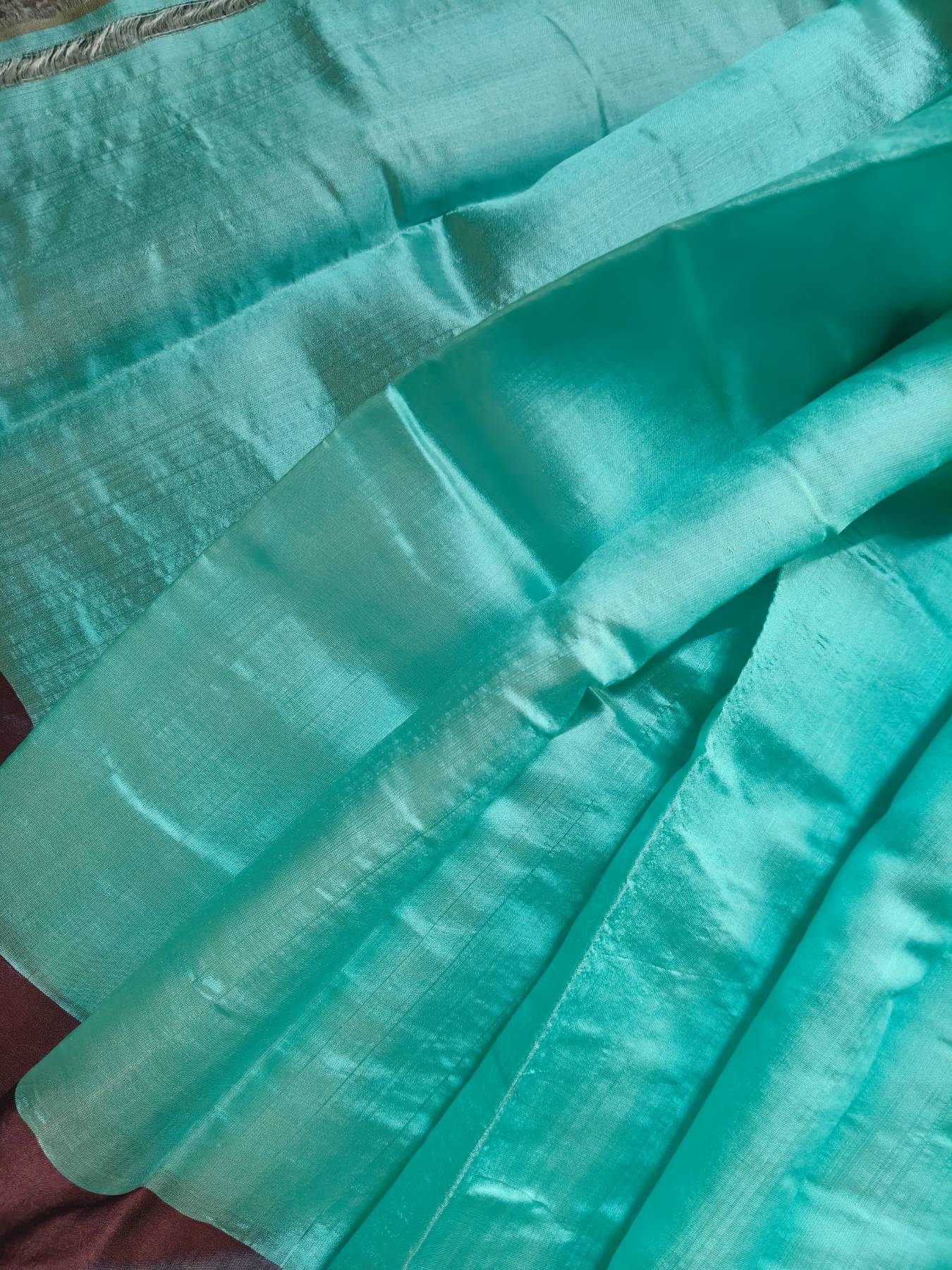BLUE PATTU SILK PURE HANDLOOM CHANDERI SAREE