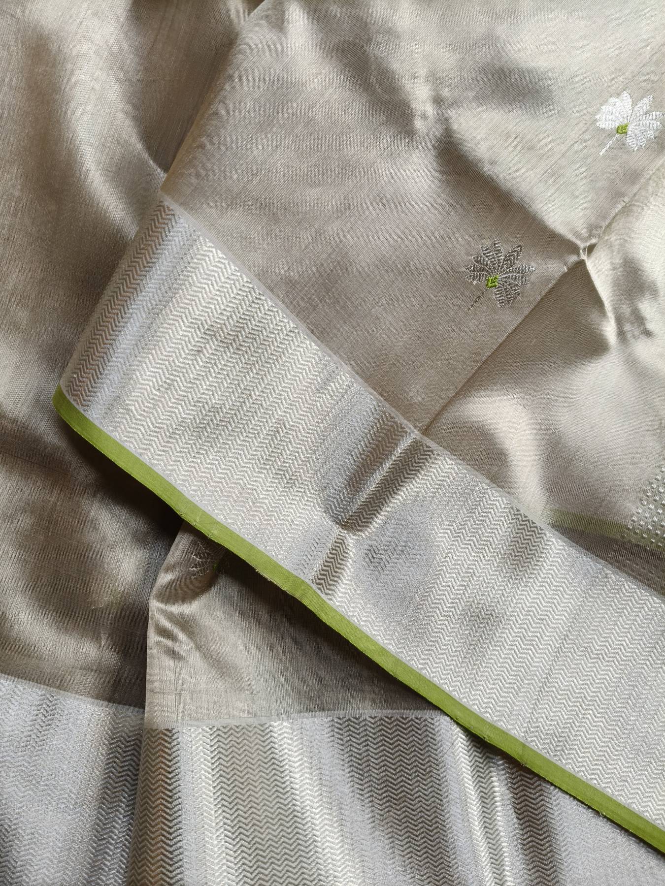 CARAMEL SILK PURE HANDLOOM CHANDERI SAREE