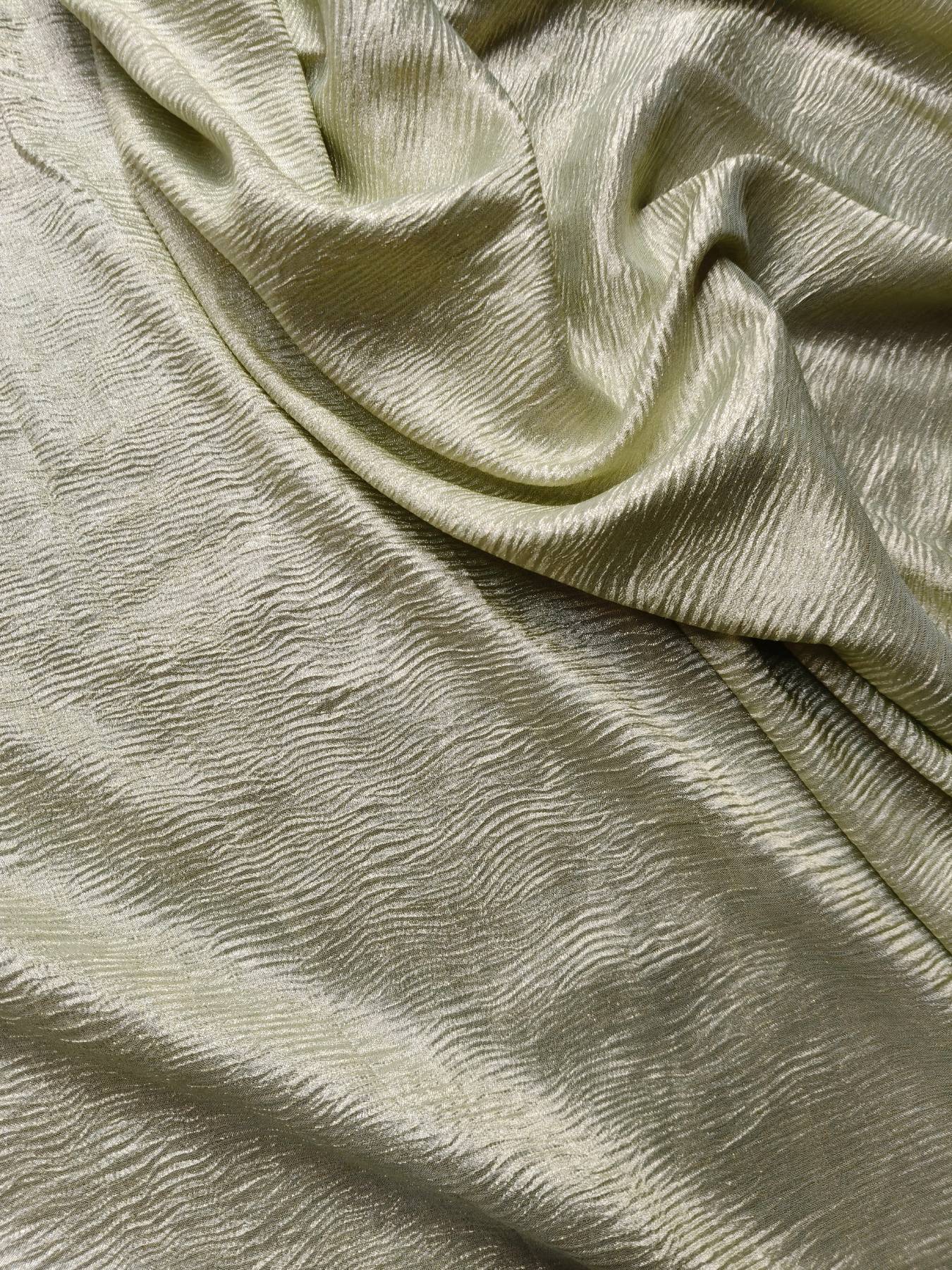 SEAGREEN MOONGA CRUSH TISSUE PURE HANDLOOM BANARASI SAREE