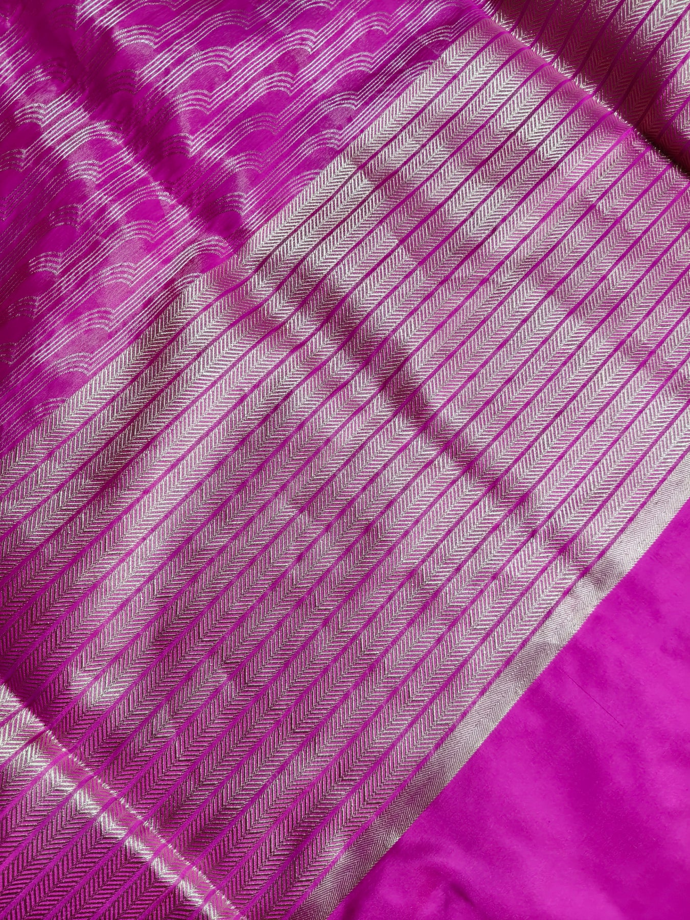 PINK SATIN SILK PURE HANDLOOM BANARASI SAREE