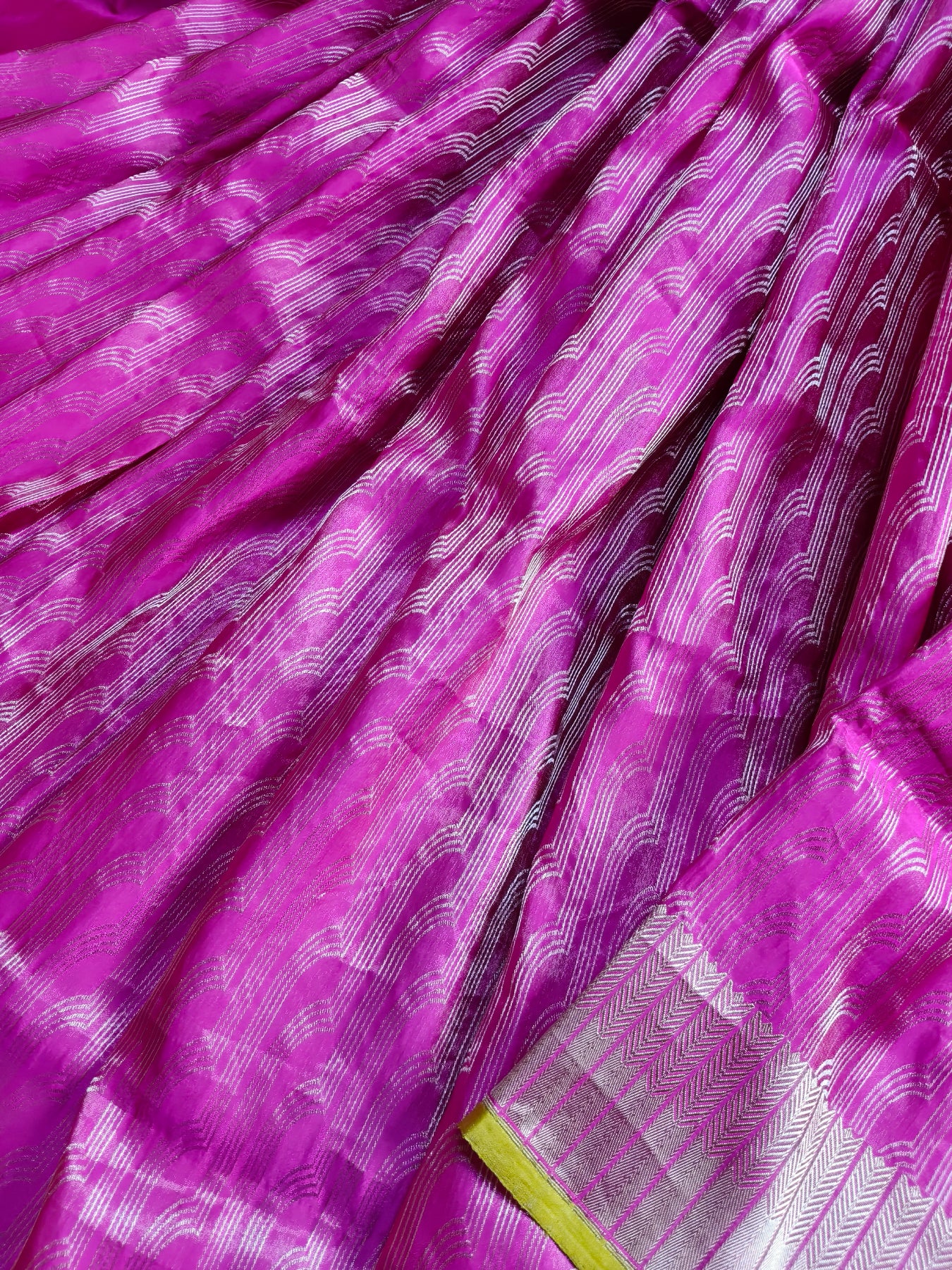 PINK SATIN SILK PURE HANDLOOM BANARASI SAREE