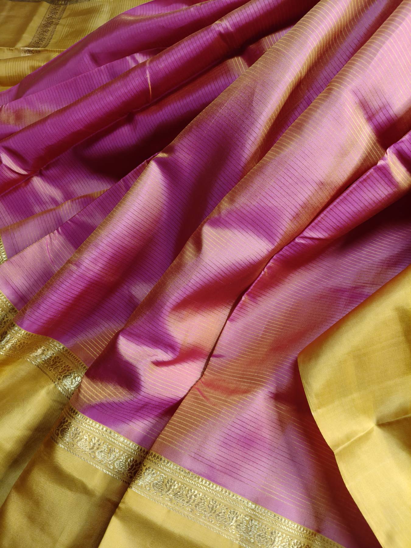 CORAL PINK SILK PURE HANDLOOM KANJIVARAM SAREE