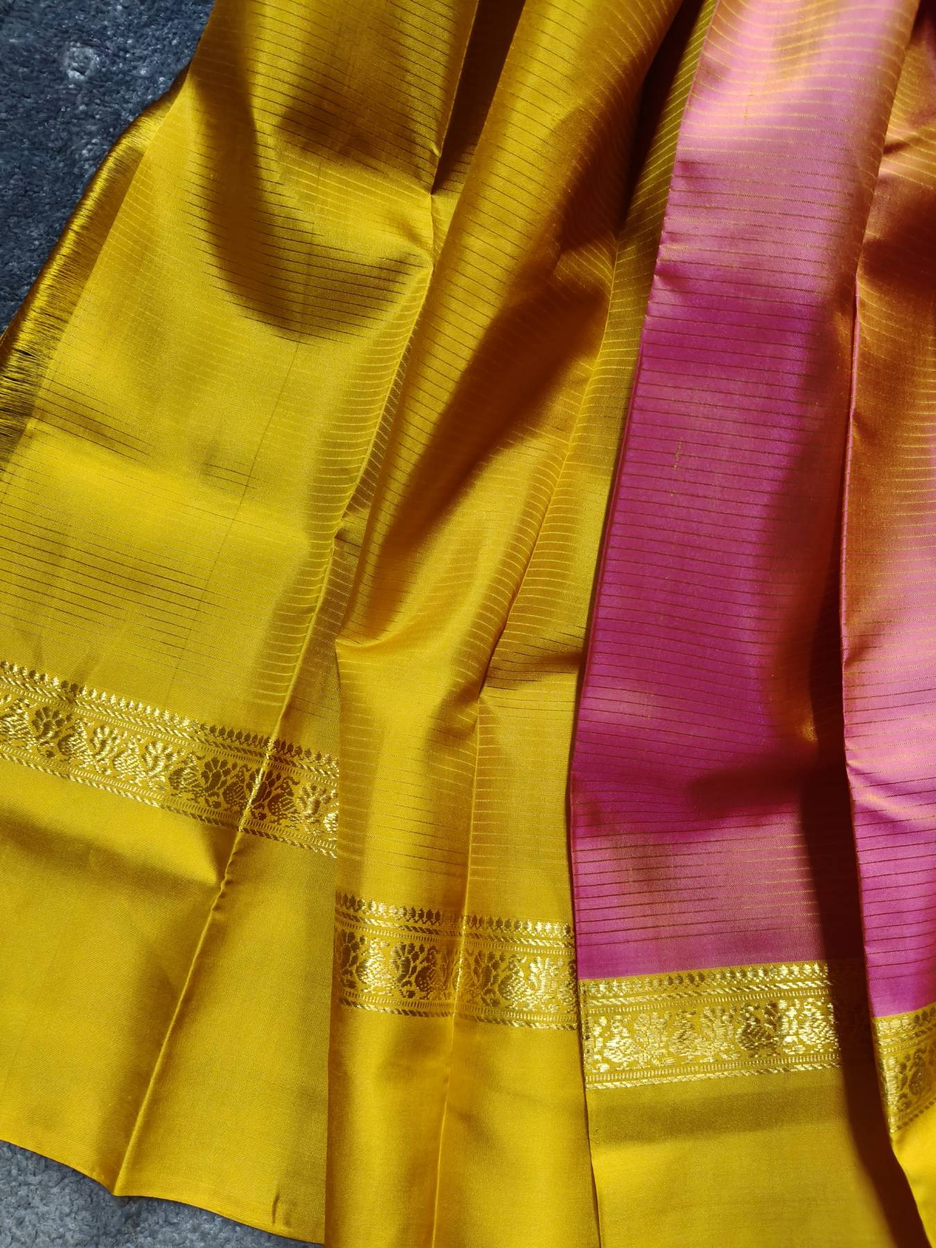 CORAL PINK SILK PURE HANDLOOM KANJIVARAM SAREE