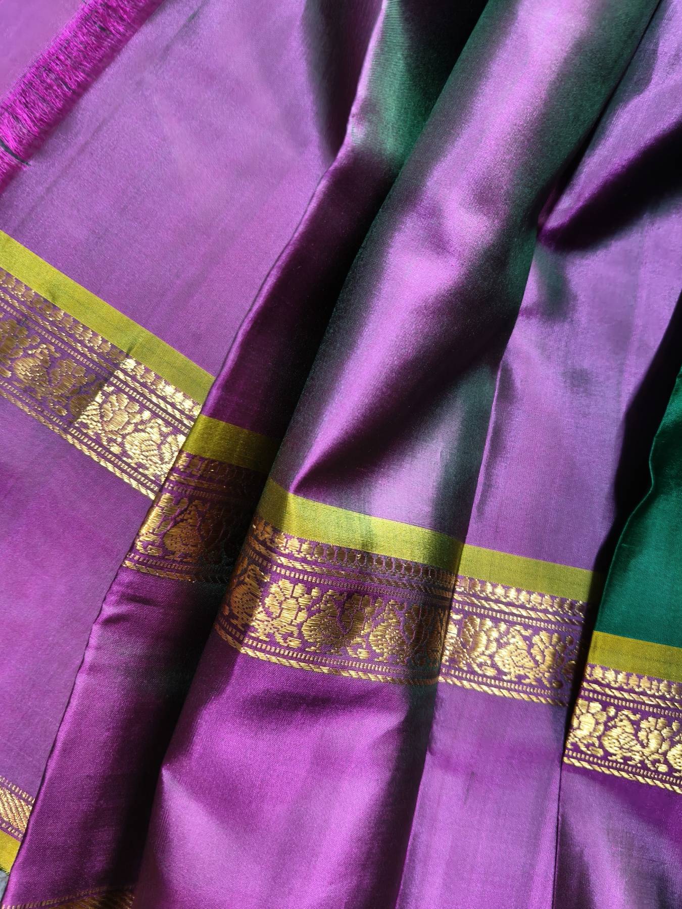 GREEN SILK PURE HANDLOOM KANJIVARAM SAREE