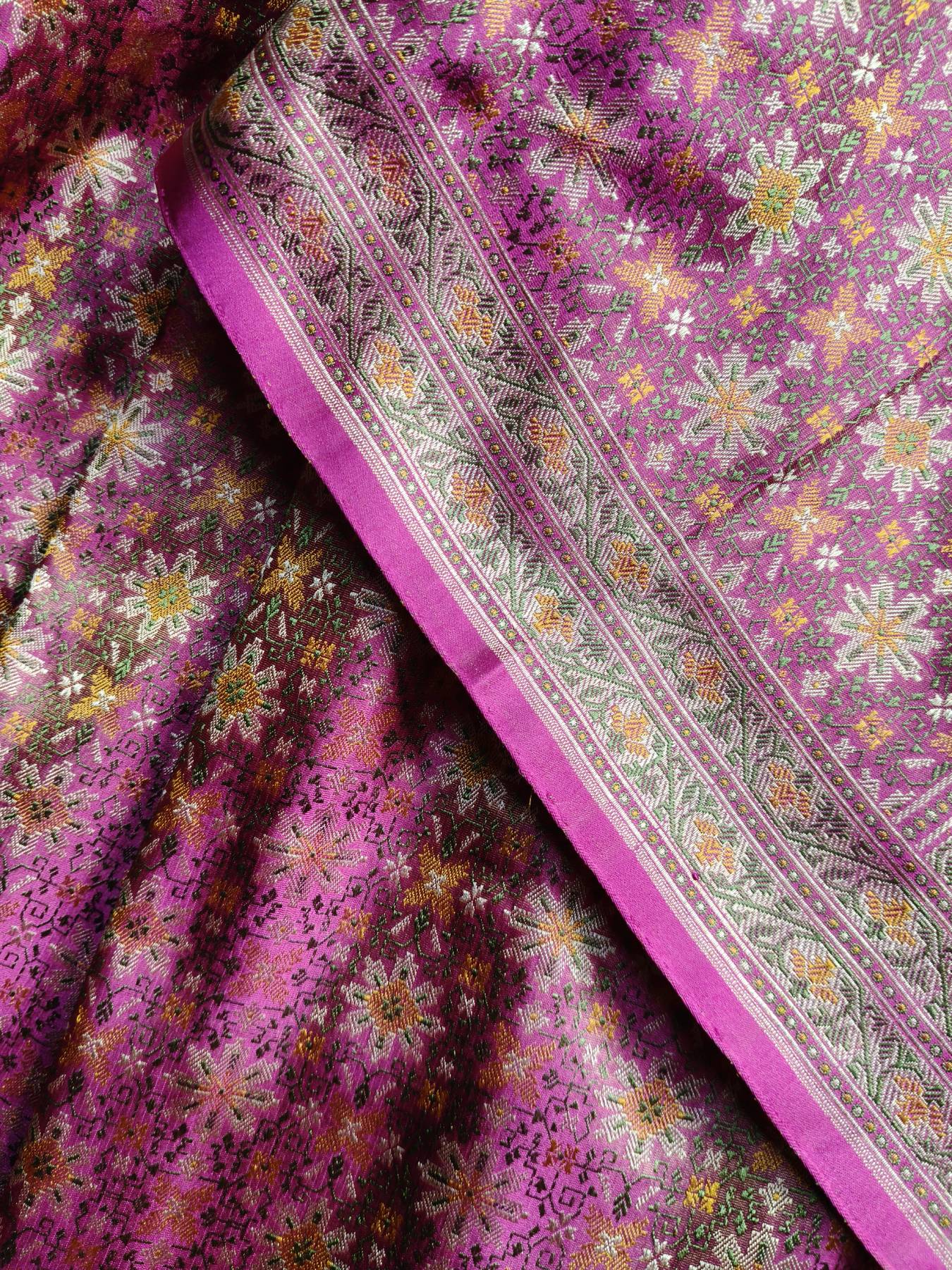 PINK SATIN PURE HANDLOOM BANARASI SAREE