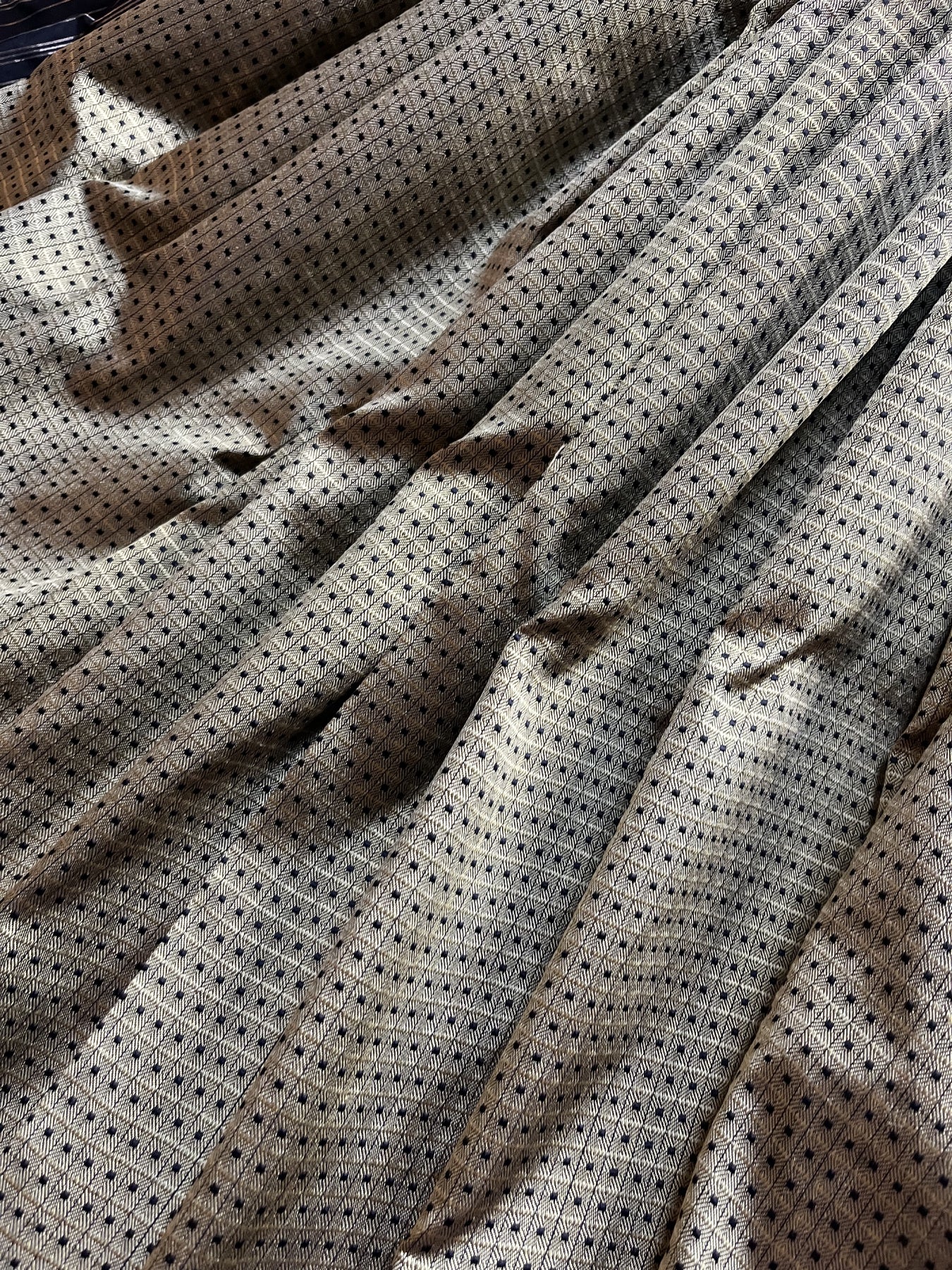 GREEN BLACK DO RUKHI SILK PURE HANDLOOM BANARASI SAREE