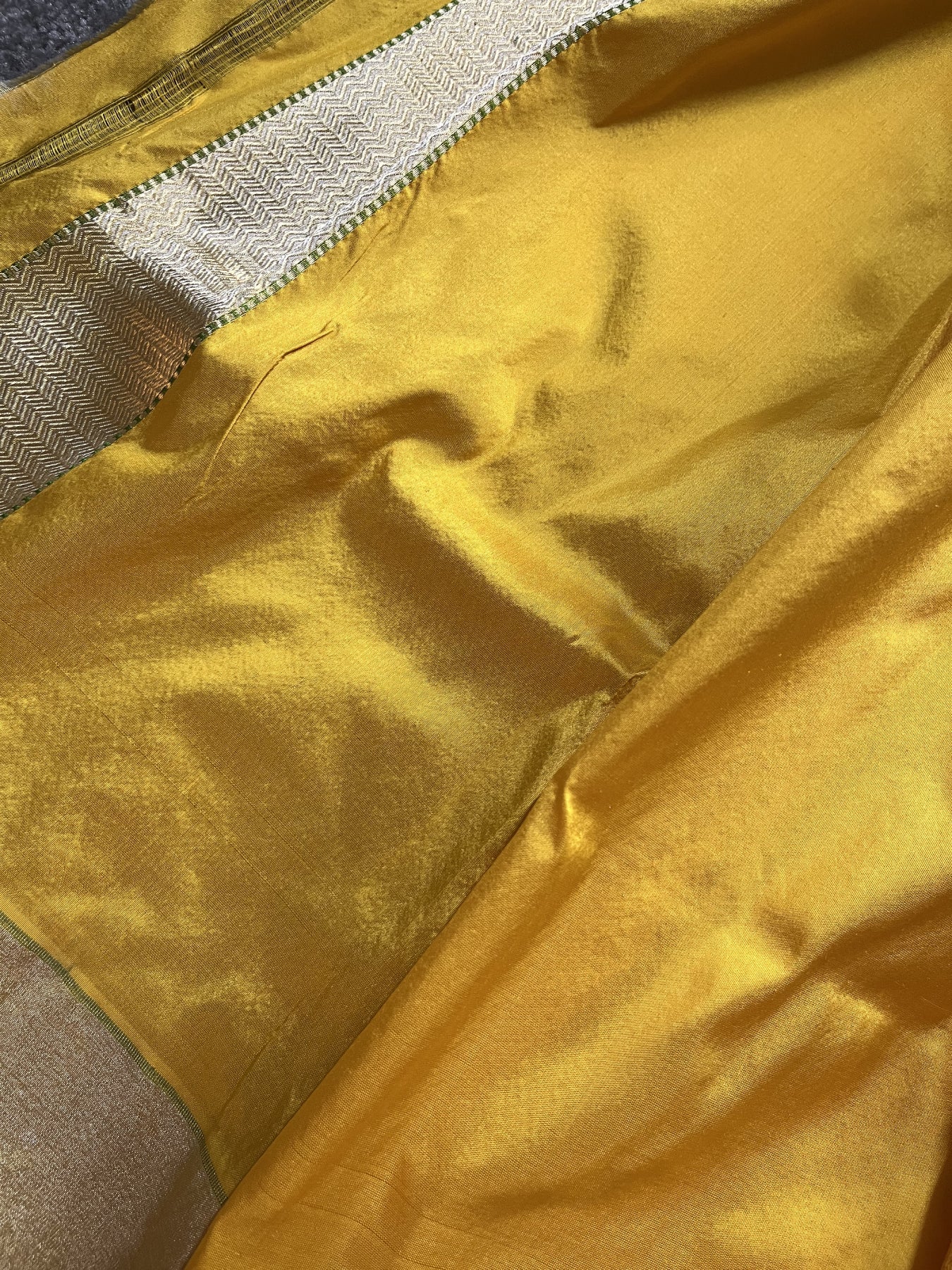YELLOW ORANGE DO RUKHI SILK PURE HANDLOOM BANARASI SAREE