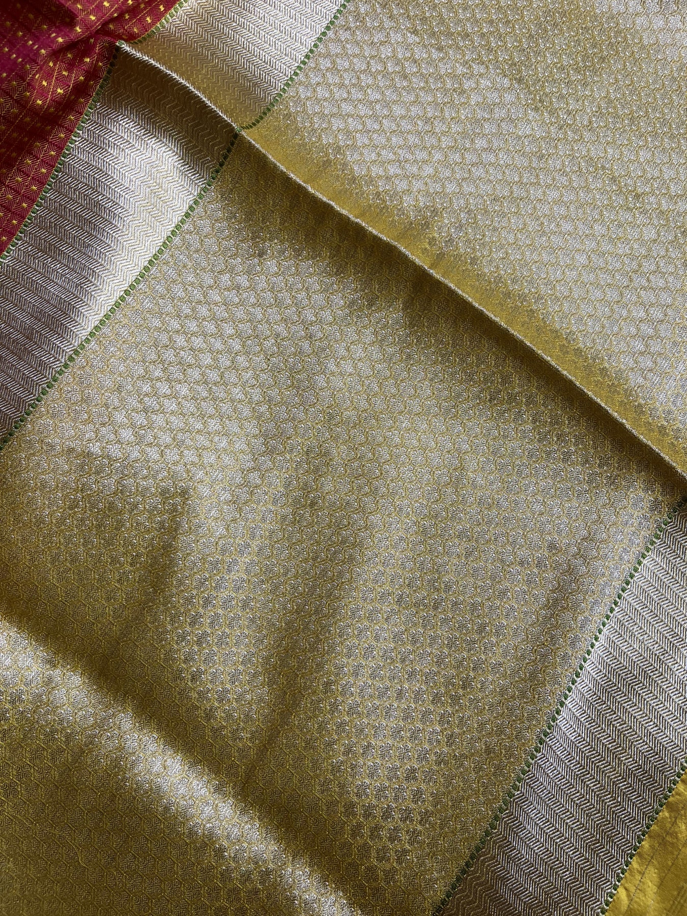 YELLOW ORANGE DO RUKHI SILK PURE HANDLOOM BANARASI SAREE
