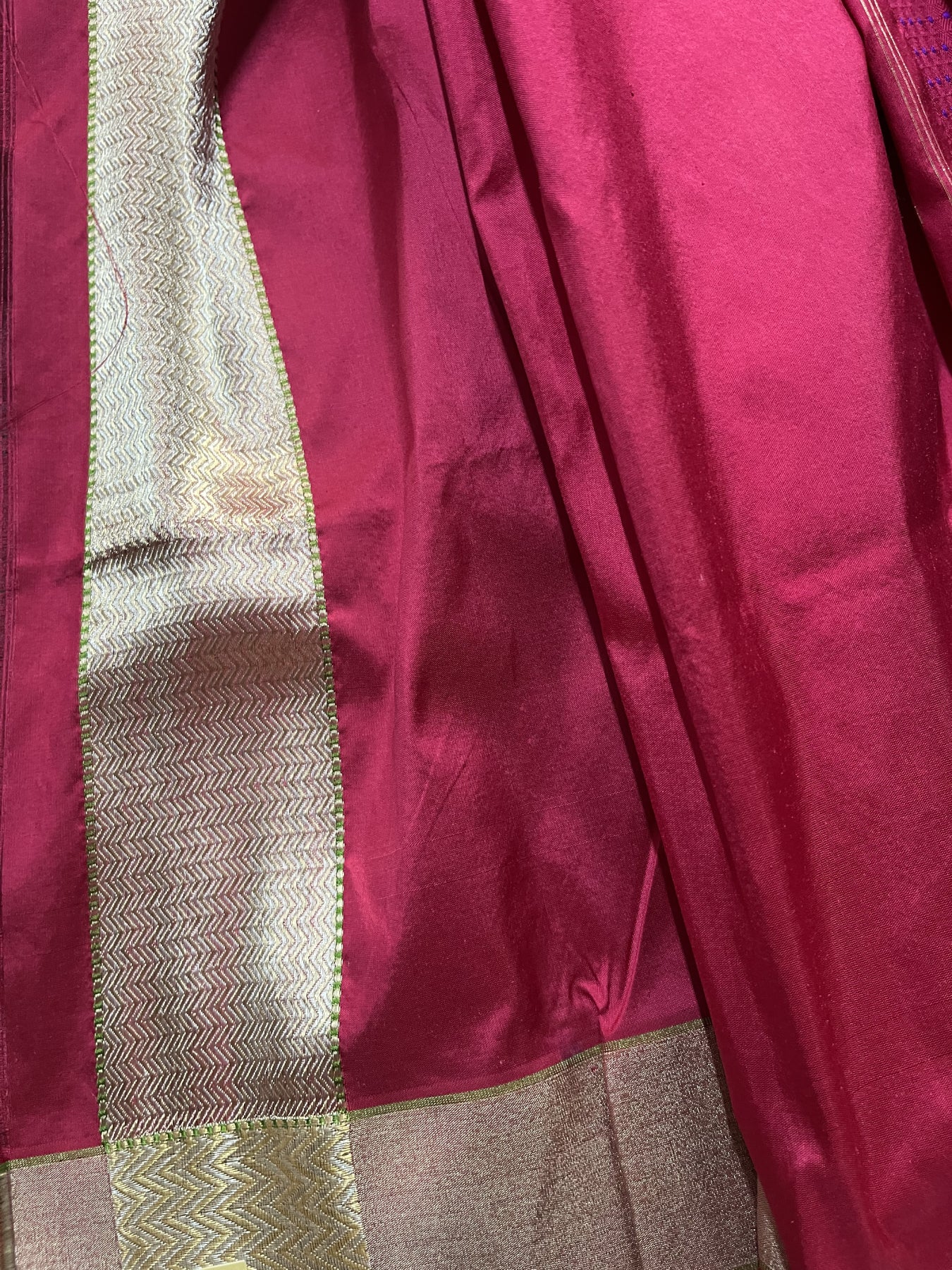 PINK PURPLE DO RUKHI SILK PURE HANDLOOM BANARASI SAREE