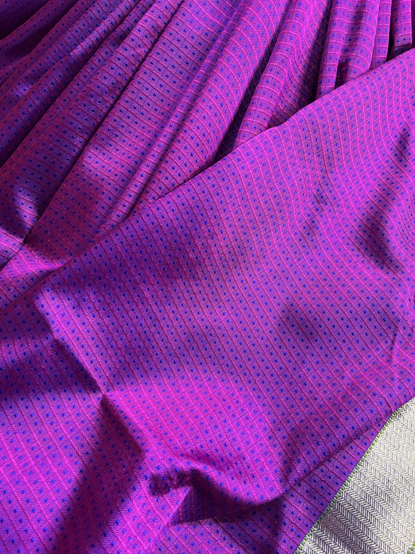 PURPLE PINK DO RUKHI SILK PURE HANDLOOM BANARASI SAREE