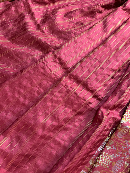 RED SILK PURE HANDLOOM BANARASI SAREE