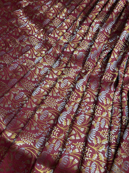 RED SILK PURE HANDLOOM BANARASI SAREE
