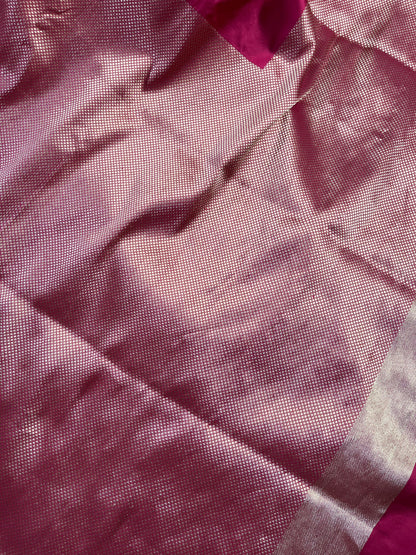 RED KATAN SILK PURE HANDLOOM BANARASI SAREE