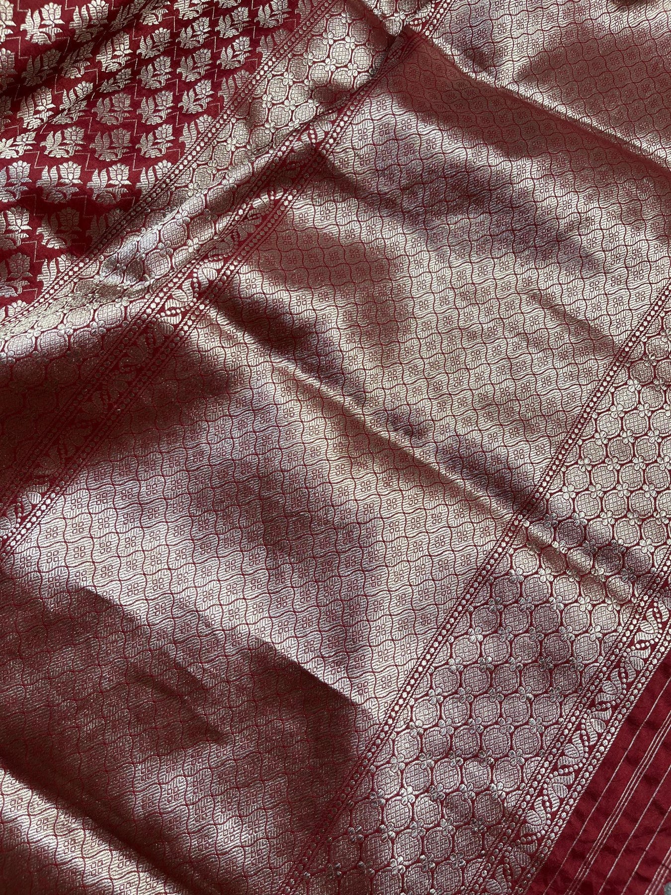 RED SILK PURE HANDLOOM BANARASI SAREE