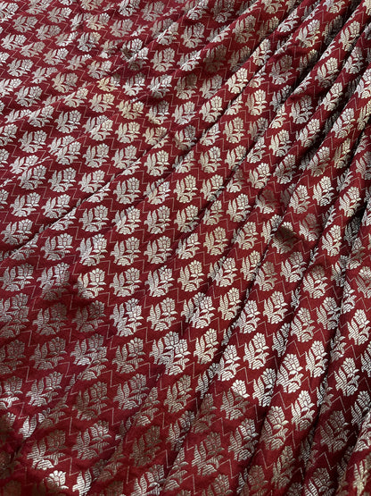RED SILK PURE HANDLOOM BANARASI SAREE