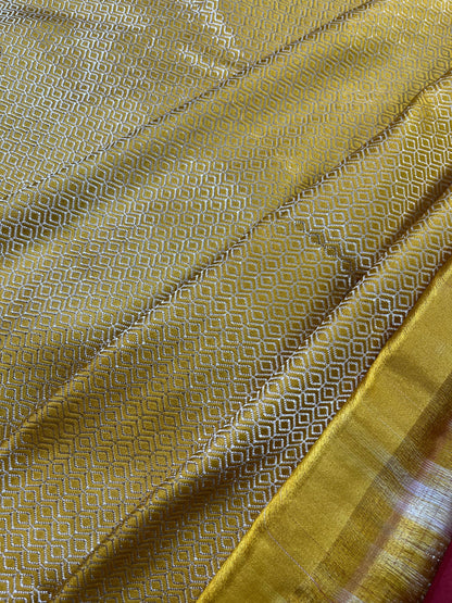 RED SILK PURE HANDLOOM BANARASI SAREE