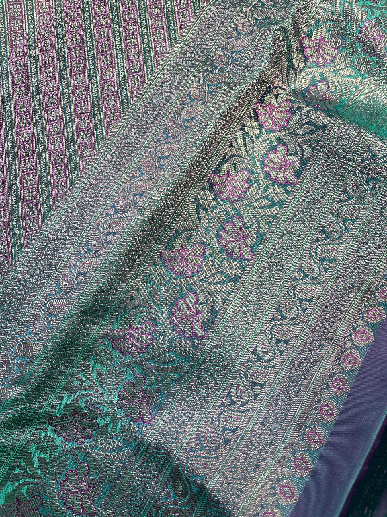 PINK SILK PURE HANDLOOM KANJIVARAM SAREE