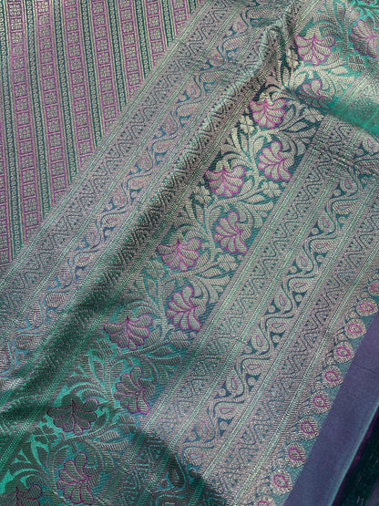 PINK SILK PURE HANDLOOM KANJIVARAM SAREE