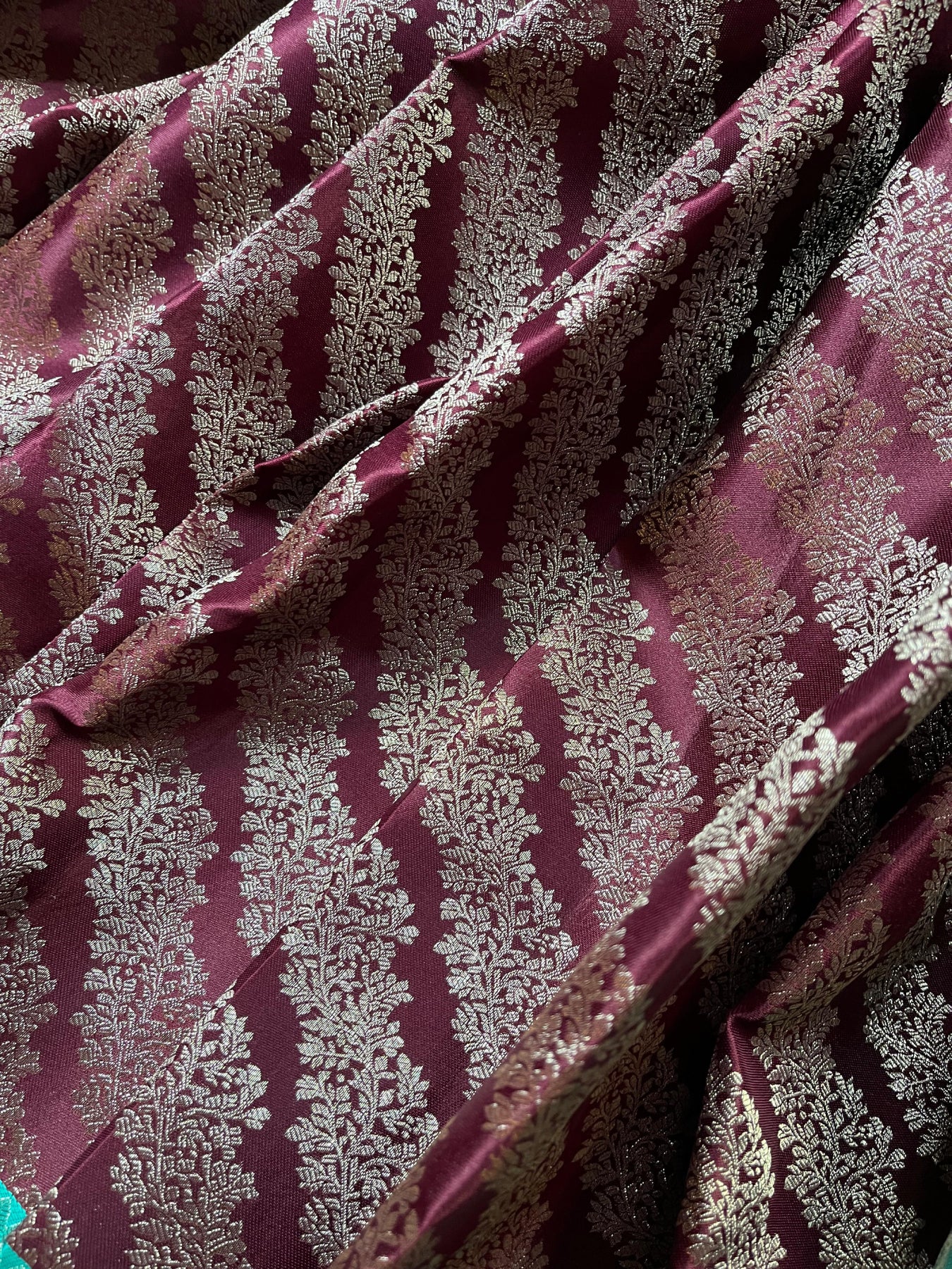 MAROON SILK PURE HANDLOOM KANJIVARAM SAREE