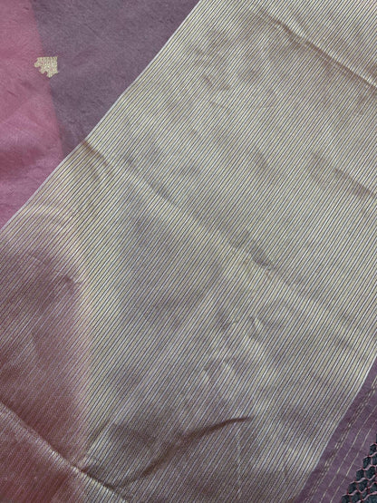 PINK KORA PURE HANDLOOM BANARASI SAREE