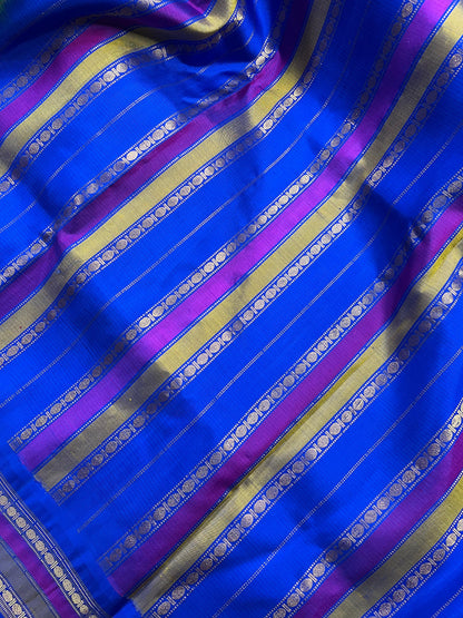 GREEN SICO PURE HANDLOOM GADWAL SAREE