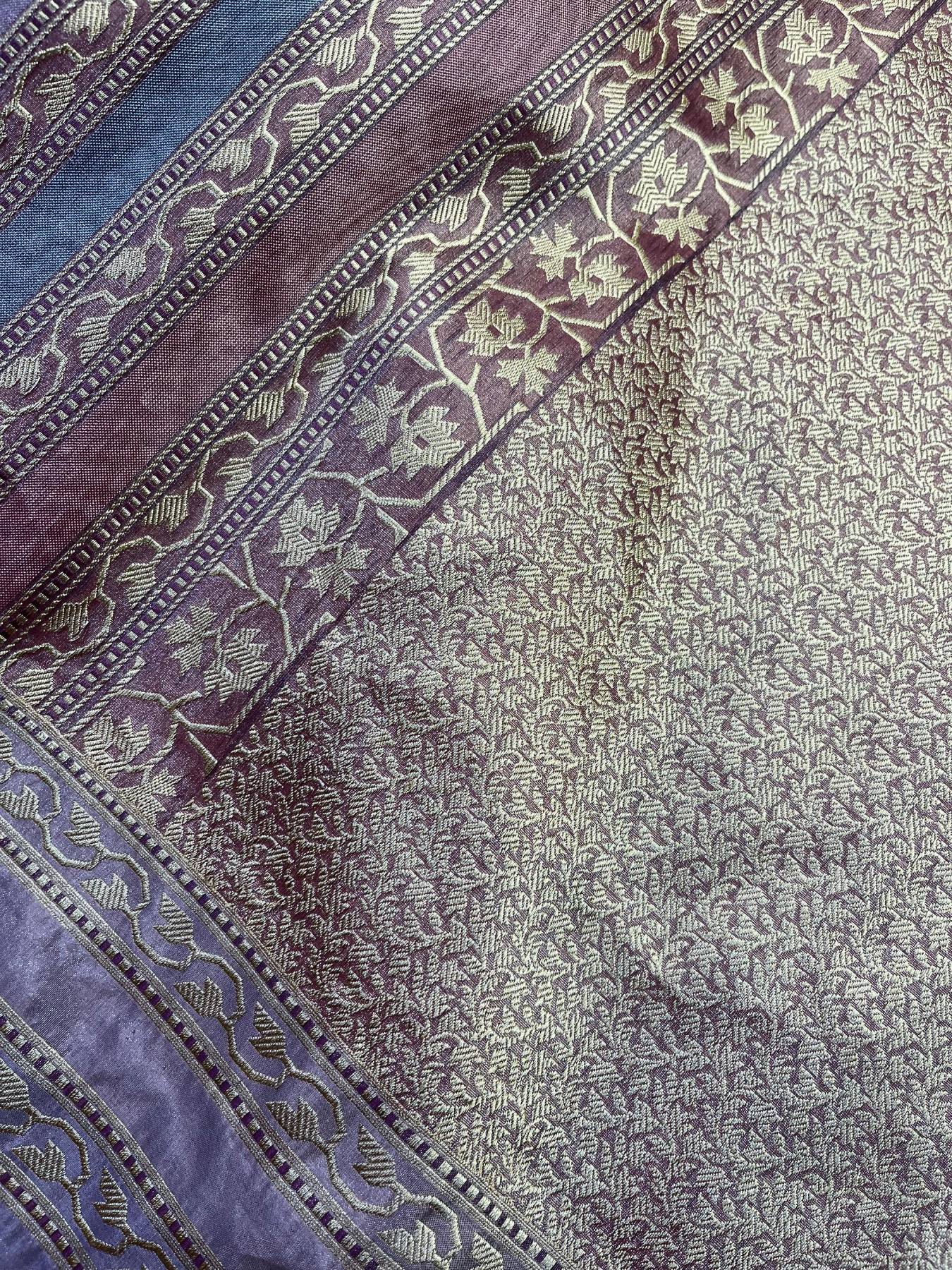 PINK KORA TISSUE PURE HANDLOOM BANARASI SAREE