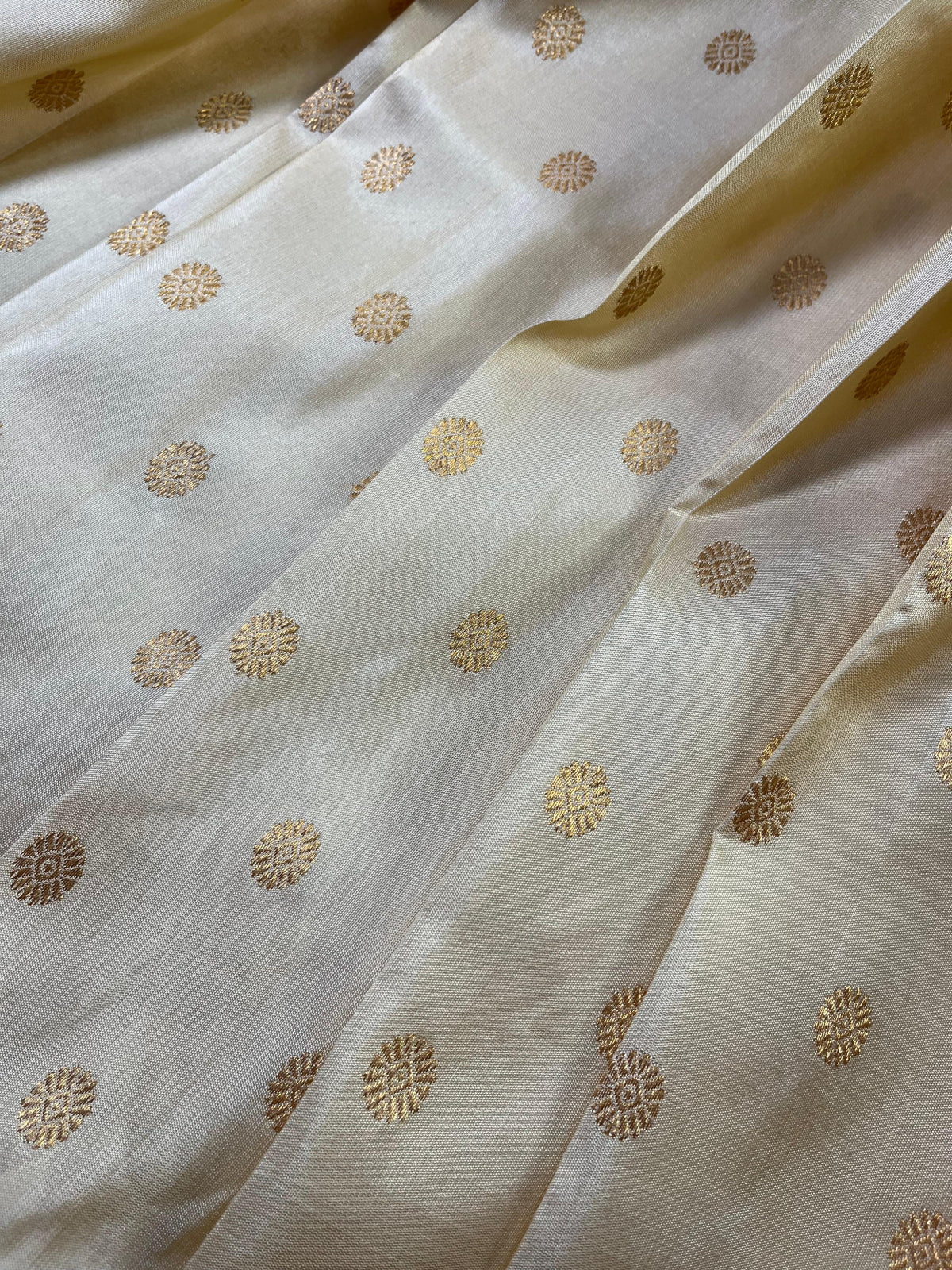 CREAM SILK PURE HANDLOON PAITHANI SAREE