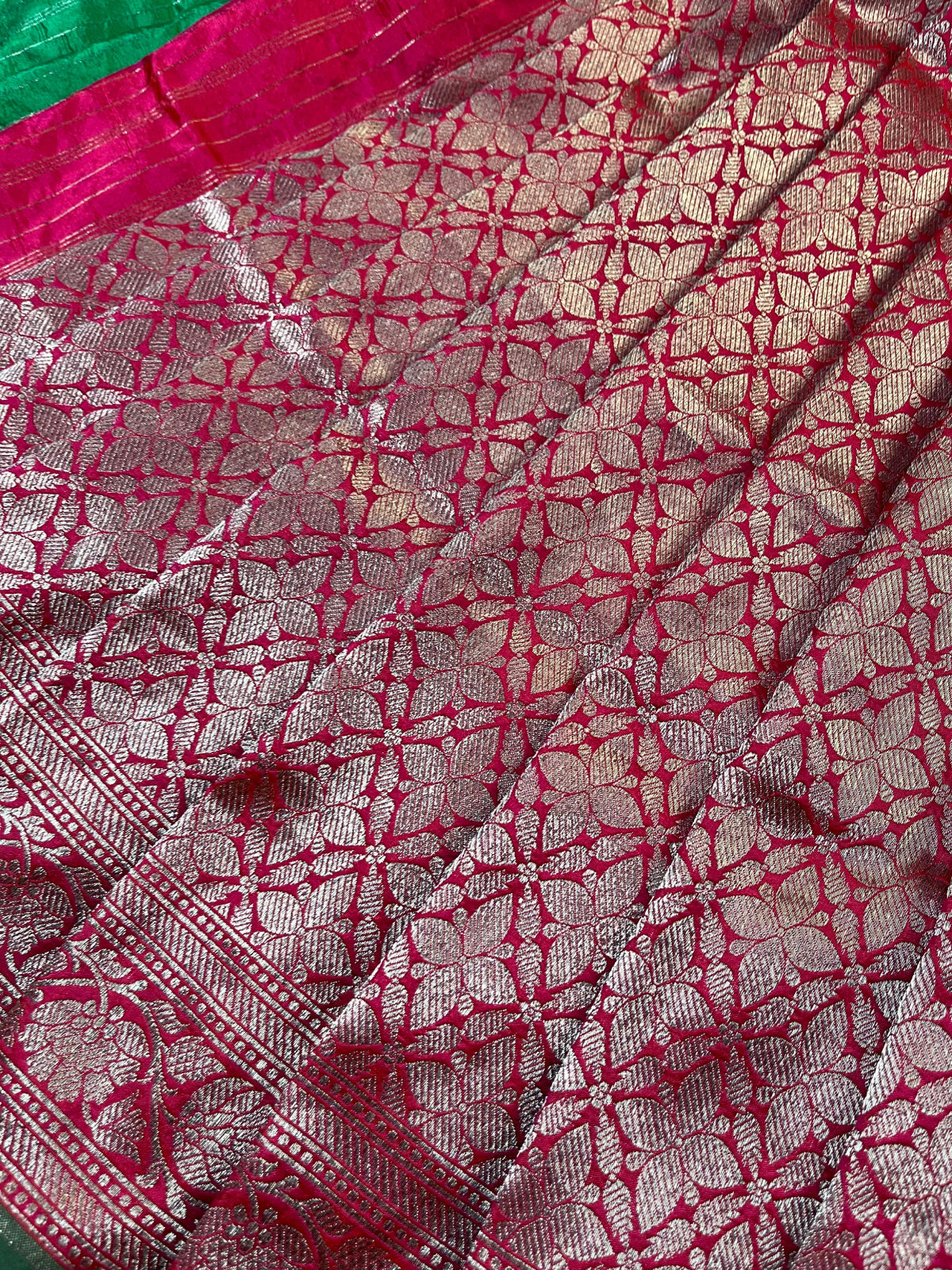 PINK SILK PURE HANDLOOM BANARASI SAREE