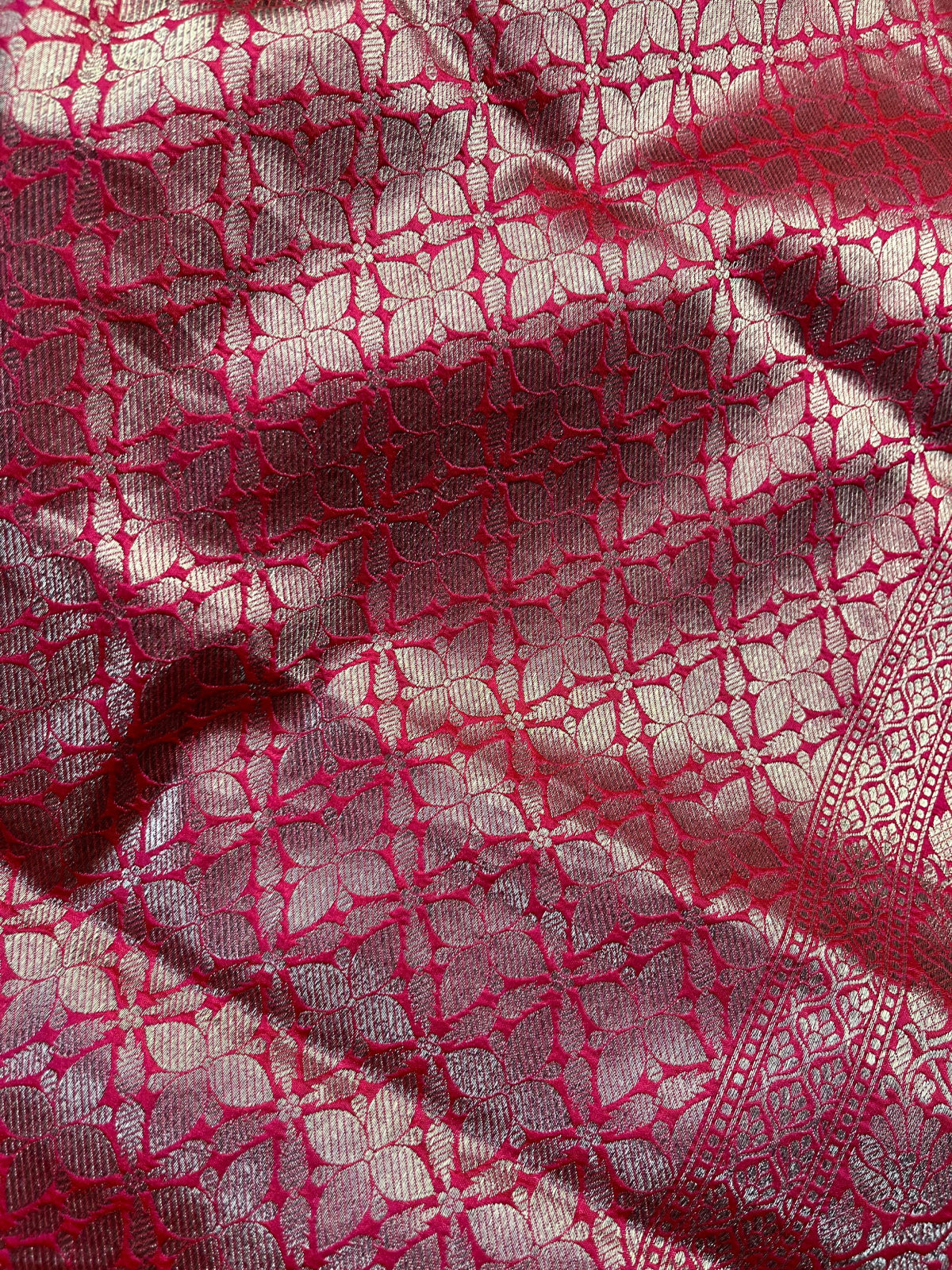 PINK SILK PURE HANDLOOM BANARASI SAREE